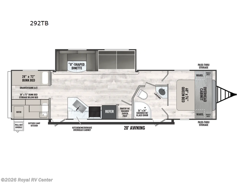 2026 Coachmen Clipper 6K Series 292TB - New Travel Trailer For Sale by Royal RV Center in Middlebury, Indiana features Slideout