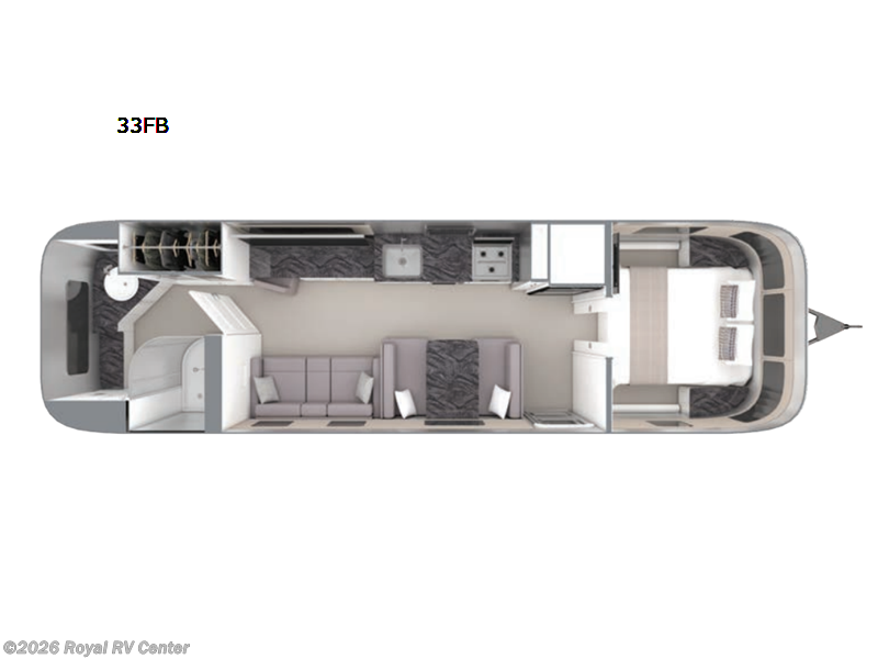 2024 Airstream Classic 33FB - Used Travel Trailer For Sale by Royal RV Center in Middlebury, Indiana