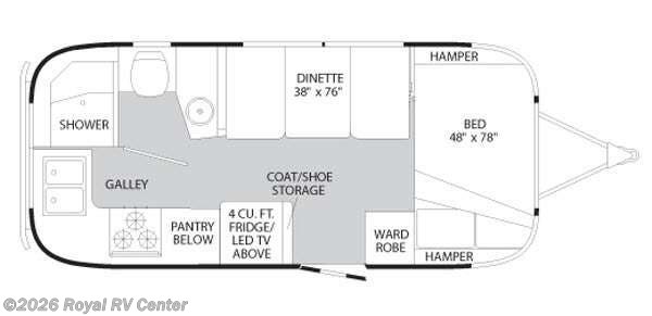 2014 Airstream Flying Cloud 20 - Used Travel Trailer For Sale by Royal RV Center in Middlebury, Indiana