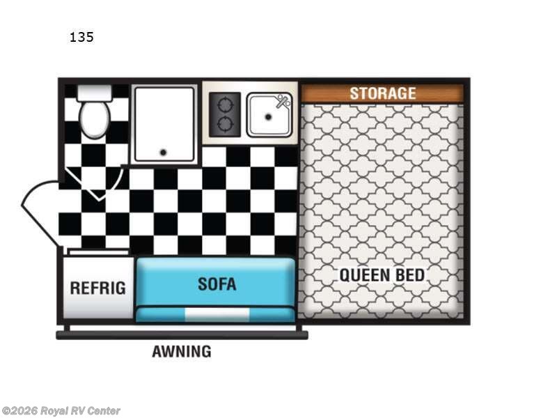 2021 Riverside RV Retro 135 - Used Travel Trailer For Sale by Royal RV Center in Middlebury, Indiana