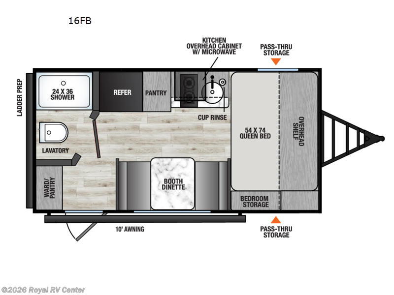 2026 Coachmen Clipper 3K Series 16FB - New Travel Trailer For Sale by Royal RV Center in Middlebury, Indiana