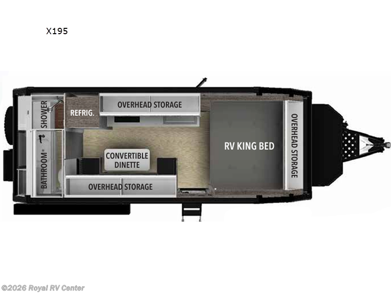 2025 Imperial Outdoors Xplore Series X195 - Used Travel Trailer For Sale by Royal RV Center in Middlebury, Indiana