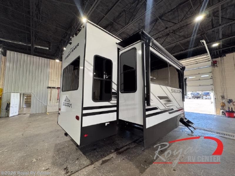 2026 Sierra 3370RLS by Forest River from Royal RV Center in Middlebury, Indiana