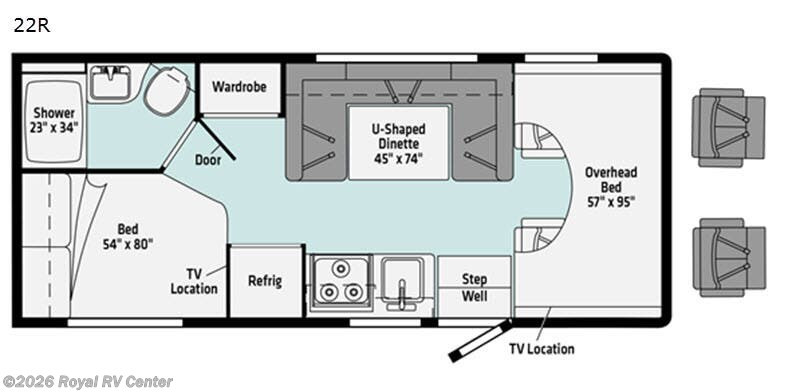 2021 Winnebago Minnie Winnie 22R - Used Class C For Sale by Royal RV Center in Middlebury, Indiana