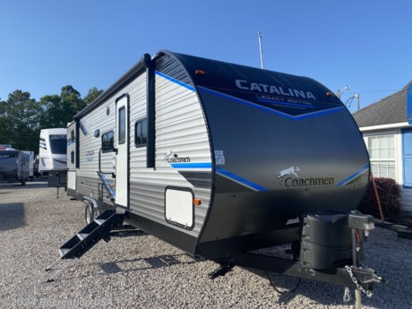 &lt;p&gt;2022 coachmen catalina legacy edition 293qbck&lt;/p&gt;
&lt;p&gt;java decor&lt;/p&gt;
&lt;p&gt;legacy edition package skylight above tub/shower, bedroom usb and outlets, gas/ electric dsi water heater, 12v roof vent and fan in living and bathroom, 5/8&quot; tongue and groove plywood flooring, all-in-one monitor system, jiffy sofa w/ flip down cupholder (retail value $1,290.00)&lt;/p&gt;
&lt;p&gt;premier media access package 39&quot; entertainment tv (32&quot; on 26th, 263rls), swing arm tv bracket, compact head unit w/ bluetooth/aux/hdmi/am/fm radio and usb charging port, jbl elite exterior speakers (retail value $505.00)&lt;/p&gt;
&lt;p&gt;designer kitchen package 12v 10 cu ft refer, residential pull down faucet, thermofoil countertops w/ smooth drop edge, deep basin farm style sink, sink covers, stainless range oven w/ blue led accent lighting and flush mounted glass top, (2) usb and (2) 110 outlets (retail value $1,690.00)&lt;/p&gt;
&lt;p&gt;ambience package - power awning w/ multicolor customizable led strip and remote (retail value $499.00)&lt;/p&gt;
&lt;p&gt;premium exterior package enclosed underbelly, 200lb flip-down cargo carrying rack, power tongue jack, black tank flush, lp quick connect, hot/ cold outside shower, aluminum fender skirts, upgraded aluminum rims, friction hinge door, battery disconnect, exterior tv hookups, back-up camera prep (retail value $1,115.00)&lt;/p&gt;
&lt;p&gt;15k btu ducted a/c ipo 13.5k btu a/c&lt;/p&gt;
&lt;p&gt;50 amp service w/2nd 13.5k a/c prep&lt;/p&gt;
&lt;p&gt;solidstep entrance steps ipo flip-down steps&lt;/p&gt;
&lt;p&gt;off-grid solar package - 40 amp solar controller and 100 watt installed solar panel&lt;/p&gt;
&lt;p&gt;30&quot; built in fireplace&lt;/p&gt;
&lt;!-- This is a comment --&gt;
&lt;p style=&quot;color: #ffffff; display: none;&quot;&gt;coachmen, catalina, forest river, highland ridge, open range, open range roamer, crossroads, hamption, volante, east to west, della terra, shasta, shasta phoenix, forest river vibe, vengeance rogue armored, toy hauler, travel trailer, hybrid, popup, fifth wheel, single axle, campers for sale, longs south carolina, myrtle beach, campers for sale near me, camping, campers, RV, bunkhouse, bunkbeds, outdoor kitchen, 50amp, 30amp, solar, quad bunk, slides, destination, impression, motorhome, class c, recreation, recreation usa, crusader, front living, king bed, rear living, rear entertainment, rear kitchen&lt;/p&gt;
&lt;!-- Comments are not displayed in the browser --&gt;