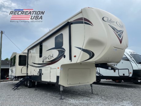&lt;p&gt;50 AMP, 15K QUIET ZONE AC DUCTED THROUGHOUT UNIT, MID-BUNK, 4 SLIDE FIFTH WHEEL - 2019 Forest River Cedar Creek Silverback 37MBH *** Price Includes Prep *** - National Shipping Available&lt;/p&gt;
&lt;p&gt;STANDARD FEATURES&lt;br /&gt;Dexter&amp;reg; Safety and Performance Package - Dexter&amp;reg; axles/brakes/suspension performance package - Dexter&amp;reg; E-Z Flex&amp;reg; rubber equalization system with bronze bushings and six greased zerks per side - Dexter&amp;reg; E-Z Lube&amp;reg; hubs - Dexter&amp;reg; Nev-R-Adjust&amp;reg; brakes&lt;br /&gt;16&amp;rdquo; ST tires and aluminum rims&lt;br /&gt;30&amp;rdquo; Over the range microwave with outside venting&lt;br /&gt;Black tank flush &lt;br /&gt;Bathroom Breeze power fan with wall switch in the bathroom &lt;br /&gt;Front hydraulic landing legs&lt;br /&gt;Cedar Creek switch control center&lt;br /&gt;Prepped for Furrion rear wireless camera&lt;br /&gt;&amp;ldquo;Quite Zone&amp;rdquo; ducted 15,000 &amp;ldquo;HP&amp;rdquo; (High performance), air conditioner with circular motion ductwork and cold air returns. The larger compressor on this AC pushes 30% more air into the coach. &lt;br /&gt;Attic vents &lt;br /&gt;Braced and wired for second air conditioner&lt;br /&gt;Enclosed and insulated underbelly with 12 Volt heating pads on all holding tanks &lt;br /&gt;Solid wood slide room fascia in living room &amp;ndash; Try the tap test&amp;hellip; &lt;br /&gt;5/8&amp;rdquo; Tongue and groove plywood floor &lt;br /&gt;Braced for optional &amp;ldquo;Level-Up&amp;rdquo; 6-point hydraulic level system &lt;br /&gt;LED tail lights and lower front lights &lt;br /&gt;Locked docking station with water heater by-pass, slide room controls, outside shower, satellite and cable hook-ups, 12 Volt battery disconnect, city and fresh water fills, and easy to use tank handles &lt;br /&gt;12 Gallon gas/electric DSI water heater &lt;br /&gt;Create-A-Breeze Fantastic fan with rain sensor in kitchen &lt;br /&gt;LED lighting fixtures throughout &lt;br /&gt;Digital thermostat for heat and air &lt;br /&gt;48&amp;rdquo; Shower with seat and glass doors &lt;br /&gt;Porcelain toilet with top swirl flush &lt;br /&gt;Franklin&amp;trade; trifold Comfort Sleep sofa (37MBH Only)&lt;/p&gt;