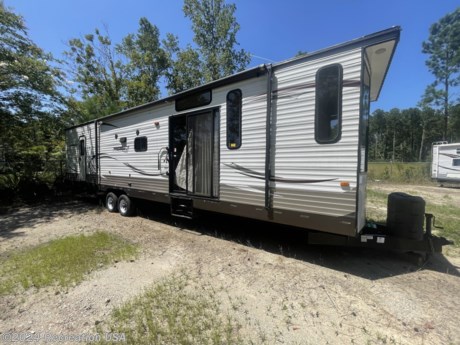&lt;p&gt;Just in 2015 Innsbruck destination 399DLS. This camper does have some pretty good water damage in the top of the slide but can be fixed fairly easy. Due to damage on the camper we are selling this camper AS-IS where is wholesale. We don&#39;t know anything other than it was being used up until being traded in. This unit is located in our storage lot and you will need a appointment to see it please call 843-756-1072&lt;/p&gt;
&lt;p&gt;&amp;nbsp;&lt;/p&gt;
&lt;p&gt;Shipping is available $3.00 a mile minimum $200.00&lt;/p&gt;
&lt;p&gt;&amp;nbsp;&lt;/p&gt;
&lt;p&gt;For other units that have been through our shop and are ready to go please visit www.recreationusa.com&lt;/p&gt;