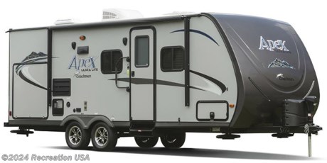 &lt;p&gt;&lt;strong&gt;2016 Apex Ultra Lite 215RBK - Fully Serviced and Affordable!&lt;/strong&gt;&lt;/p&gt;
&lt;p&gt;Discover the perfect balance of comfort and convenience with our meticulously maintained, one-owner 2016 Apex Ultra Lite 215RBK. Fully serviced by our expert team, this versatile travel trailer is ready to accompany you on your next outdoor escapade. At Recreation USA, we prioritize affordability and transparency &amp;ndash; no destination fees, prep fees, or cleaning fees. Only your tax, tag, title, and a nominal $399.00 doc fee. Explore more at &lt;a href=&quot;http://www.recreationusa.com&quot; target=&quot;_new&quot;&gt;www.recreationusa.com&lt;/a&gt; and experience camping made affordable.&lt;/p&gt;
&lt;p&gt;&lt;strong&gt;Features:&lt;/strong&gt;&lt;/p&gt;
&lt;ol&gt;
&lt;li&gt;
&lt;p&gt;&lt;strong&gt;Dimensions:&lt;/strong&gt;&lt;/p&gt;
&lt;ul&gt;
&lt;li&gt;Length: 25.33 ft. (304 in.)&lt;/li&gt;
&lt;li&gt;Width: 7.5 ft. (90 in.)&lt;/li&gt;
&lt;li&gt;Height: 10.17 ft. (122 in.)&lt;/li&gt;
&lt;/ul&gt;
&lt;/li&gt;
&lt;li&gt;
&lt;p&gt;&lt;strong&gt;Weight:&lt;/strong&gt;&lt;/p&gt;
&lt;ul&gt;
&lt;li&gt;Dry Weight: 4,325 lbs.&lt;/li&gt;
&lt;li&gt;Payload Capacity: 2,133 lbs.&lt;/li&gt;
&lt;li&gt;GVWR: 6,500 lbs.&lt;/li&gt;
&lt;li&gt;Hitch Weight: 446 lbs.&lt;/li&gt;
&lt;/ul&gt;
&lt;/li&gt;
&lt;li&gt;
&lt;p&gt;&lt;strong&gt;Holding Tanks:&lt;/strong&gt;&lt;/p&gt;
&lt;ul&gt;
&lt;li&gt;Fresh Water Tank: 30.0 gal.&lt;/li&gt;
&lt;li&gt;Gray Water Tank: 30.0 gal.&lt;/li&gt;
&lt;li&gt;Black Water Tank: 30.0 gal.&lt;/li&gt;
&lt;/ul&gt;
&lt;/li&gt;
&lt;li&gt;
&lt;p&gt;&lt;strong&gt;Propane Tanks:&lt;/strong&gt;&lt;/p&gt;
&lt;ul&gt;
&lt;li&gt;Number of Propane Tanks: 2&lt;/li&gt;
&lt;li&gt;Total Propane Tank Capacity: 9.4 gal. (40 lbs.)&lt;/li&gt;
&lt;/ul&gt;
&lt;/li&gt;
&lt;li&gt;
&lt;p&gt;&lt;strong&gt;Construction:&lt;/strong&gt;&lt;/p&gt;
&lt;ul&gt;
&lt;li&gt;Body Material: Aluminum&lt;/li&gt;
&lt;li&gt;Sidewall Construction: Fiberglass&lt;/li&gt;
&lt;/ul&gt;
&lt;/li&gt;
&lt;li&gt;
&lt;p&gt;&lt;strong&gt;Doors:&lt;/strong&gt;&lt;/p&gt;
&lt;ul&gt;
&lt;li&gt;Number of Doors: 1&lt;/li&gt;
&lt;li&gt;Sliding Glass Door: No&lt;/li&gt;
&lt;/ul&gt;
&lt;/li&gt;
&lt;li&gt;
&lt;p&gt;&lt;strong&gt;Slideouts:&lt;/strong&gt;&lt;/p&gt;
&lt;ul&gt;
&lt;li&gt;Number of Slideouts: 1&lt;/li&gt;
&lt;li&gt;Power Retractable Slideout: Yes&lt;/li&gt;
&lt;/ul&gt;
&lt;/li&gt;
&lt;li&gt;
&lt;p&gt;&lt;strong&gt;Awning:&lt;/strong&gt;&lt;/p&gt;
&lt;ul&gt;
&lt;li&gt;Number of Awnings: 1&lt;/li&gt;
&lt;li&gt;Power Retractable Awning: Yes&lt;/li&gt;
&lt;/ul&gt;
&lt;/li&gt;
&lt;li&gt;
&lt;p&gt;&lt;strong&gt;Standard Package:&lt;/strong&gt;&lt;/p&gt;
&lt;ul&gt;
&lt;li&gt;Enjoy the included features that make the Apex Ultra Lite stand out.&lt;/li&gt;
&lt;/ul&gt;
&lt;/li&gt;
&lt;li&gt;
&lt;p&gt;&lt;strong&gt;Exterior Color:&lt;/strong&gt;&lt;/p&gt;
&lt;ul&gt;
&lt;li&gt;Stylish Gray Exterior.&lt;/li&gt;
&lt;/ul&gt;
&lt;/li&gt;
&lt;li&gt;
&lt;p&gt;&lt;strong&gt;Apex Elite Package:&lt;/strong&gt;&lt;/p&gt;
&lt;ul&gt;
&lt;li&gt;Elevate your camping experience with the Apex Elite Package.&lt;/li&gt;
&lt;/ul&gt;
&lt;/li&gt;
&lt;li&gt;
&lt;p&gt;&lt;strong&gt;Apex Summit Package:&lt;/strong&gt;&lt;/p&gt;
&lt;ul&gt;
&lt;li&gt;Access additional premium features with the Apex Summit Package.&lt;/li&gt;
&lt;/ul&gt;
&lt;/li&gt;
&lt;li&gt;
&lt;p&gt;&lt;strong&gt;Air Conditioner (15,000 BTU):&lt;/strong&gt;&lt;/p&gt;
&lt;ul&gt;
&lt;li&gt;Stay cool and comfortable in any weather with the powerful 15,000 BTU air conditioner.&lt;/li&gt;
&lt;/ul&gt;
&lt;/li&gt;
&lt;/ol&gt;
&lt;p&gt;At Recreation USA, our commitment to &quot;Making Camping Affordable&quot; is reflected in every aspect of this 2016 Apex Ultra Lite 215RBK. Don&#39;t miss out on this opportunity to own a fully serviced, feature-packed travel trailer. Visit &lt;a href=&quot;http://www.recreationusa.com&quot; target=&quot;_new&quot;&gt;www.recreationusa.com&lt;/a&gt; or contact us for more information and make your camping dreams a reality!&lt;/p&gt;