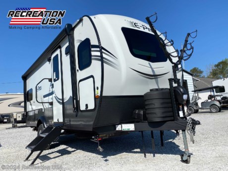 &lt;p&gt;30 AMP, 13K DUCTED AC, LITE WEIGHT, W/BIKE RACK, SLIDE TOPPER, OUTDOOR KITCHEN, SMALL LITE TRAVEL TRAILER - 2024 Forest River Flagstaff E-Pro 20FKS - *** Price Includes Prep *** NO HIDDEN FEES - National Shipping Available&lt;/p&gt;
&lt;p&gt;&lt;strong&gt;2024 Forest River Flagstaff E-Pro 20FKS: A Compact, Feature-Packed Travel Trailer&lt;/strong&gt;&lt;/p&gt;
&lt;p data-sourcepos=&quot;6:1-6:75&quot;&gt;The 2024 Forest River Flagstaff E-Pro 20FKS is a lightweight travel trailer that is perfect for couples or small families. It is packed with features that make it comfortable and convenient for camping.&lt;/p&gt;
&lt;p data-sourcepos=&quot;8:1-8:12&quot;&gt;&lt;strong&gt;Exterior&lt;/strong&gt;&lt;/p&gt;
&lt;p data-sourcepos=&quot;11:1-11:277&quot;&gt;The E-Pro 20FKS has a sleek, aerodynamic exterior with a fiberglass shell. It comes in a variety of colors, so you can choose one that matches your style. The trailer is also equipped with magnetic baggage door catches, an outside griddle with an LP hookup, and a power awning.&lt;/p&gt;
&lt;p data-sourcepos=&quot;13:1-14:59&quot;&gt;&lt;strong&gt;Interior&lt;/strong&gt;&lt;/p&gt;
&lt;p data-sourcepos=&quot;16:1-16:70&quot;&gt;The interior of the E-Pro 20FKS is surprisingly spacious for its size. The main living area features a dinette that can be converted into a bed, a sofa bed, and a galley kitchen. The kitchen includes a two-burner stovetop, a microwave, and a refrigerator. There is also a wet bath with a shower and toilet.&lt;/p&gt;
&lt;p data-sourcepos=&quot;18:1-18:69&quot;&gt;The E-Pro 20FKS comes with a variety of standard features, including:&lt;/p&gt;
&lt;ul data-sourcepos=&quot;20:1-26:0&quot;&gt;
&lt;li data-sourcepos=&quot;20:1-20:20&quot;&gt;20,000 BTU furnace&lt;/li&gt;
&lt;li data-sourcepos=&quot;21:1-21:17&quot;&gt;Air conditioner&lt;/li&gt;
&lt;li data-sourcepos=&quot;22:1-22:15&quot;&gt;Roller shades&lt;/li&gt;
&lt;li data-sourcepos=&quot;23:1-23:28&quot;&gt;AM/FM radio with Bluetooth&lt;/li&gt;
&lt;li data-sourcepos=&quot;24:1-24:23&quot;&gt;City water connection&lt;/li&gt;
&lt;li data-sourcepos=&quot;25:1-26:0&quot;&gt;Outside shower&lt;/li&gt;
&lt;/ul&gt;
&lt;p data-sourcepos=&quot;27:1-27:21&quot;&gt;&lt;strong&gt;Optional Features&lt;/strong&gt;&lt;/p&gt;
&lt;p data-sourcepos=&quot;29:1-29:139&quot;&gt;The E-Pro 20FKS also has a number of optional features that you can add to make your camping experience even more enjoyable. These include:&lt;/p&gt;
&lt;ul data-sourcepos=&quot;31:1-37:0&quot;&gt;
&lt;li data-sourcepos=&quot;31:1-31:14&quot;&gt;Power awning&lt;/li&gt;
&lt;li data-sourcepos=&quot;32:1-32:14&quot;&gt;Solar panels&lt;/li&gt;
&lt;li data-sourcepos=&quot;33:1-33:30&quot;&gt;Outdoor entertainment center&lt;/li&gt;
&lt;li data-sourcepos=&quot;34:1-34:16&quot;&gt;Awning package&lt;/li&gt;
&lt;li data-sourcepos=&quot;35:1-35:20&quot;&gt;Electric fireplace&lt;/li&gt;
&lt;li data-sourcepos=&quot;36:1-37:0&quot;&gt;Backup camera&lt;/li&gt;
&lt;/ul&gt;
&lt;p data-sourcepos=&quot;38:1-38:164&quot;&gt;&lt;strong&gt;Overall, the 2024 Forest River Flagstaff E-Pro 20FKS is a great choice for campers who are looking for a compact, affordable, and feature-packed travel trailer.&lt;/strong&gt;&lt;/p&gt;
&lt;ul data-sourcepos=&quot;44:1-46:13&quot;&gt;
&lt;li data-sourcepos=&quot;44:1-44:29&quot;&gt;Lightweight and easy to tow&lt;/li&gt;
&lt;li data-sourcepos=&quot;45:1-45:19&quot;&gt;Spacious interior&lt;/li&gt;
&lt;li data-sourcepos=&quot;46:1-46:13&quot;&gt;Comfortable sleeping accommodations&lt;/li&gt;
&lt;li data-sourcepos=&quot;47:1-47:19&quot;&gt;Plenty of storage&lt;/li&gt;
&lt;li data-sourcepos=&quot;48:1-49:0&quot;&gt;Long list of standard features&lt;/li&gt;
&lt;/ul&gt;
&lt;p data-sourcepos=&quot;56:1-56:176&quot;&gt;&lt;strong&gt;If you are looking for a small travel trailer that is perfect for weekend getaways or extended camping trips, the 2024 Forest River Flagstaff E-Pro 20FKS is a great option&lt;/strong&gt;&lt;/p&gt;
&lt;p data-sourcepos=&quot;56:1-56:176&quot;&gt;&amp;nbsp;&lt;/p&gt;
&lt;p data-sourcepos=&quot;56:1-56:176&quot;&gt;At Recreation USA our sale prices on our campers are fair and maybe the lowest in the country. There&#39;s zero price gouging, no additional fees for freight cost, no preparation fees, no fee for instructional walk-through, no pre-delivery inspection fee, no battery charging fee or for filling the propane tanks. Total transparency is our goal and we aim to deliver the best buying experience, so your family can start creating memories today.&lt;/p&gt;