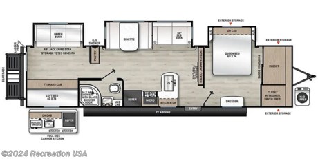 &lt;p&gt;&lt;strong&gt;2024 Coachman Catalina Legacy 343BHTSLE: The Ultimate Bunk House Camper&lt;/strong&gt;&lt;/p&gt;
&lt;p&gt;Experience the perfect blend of comfort, convenience, and adventure with the 2024 Coachman Catalina Legacy 343BHTSLE. At Recreation USA, we offer this exceptional camper at the best price in the county, with no destination fee, prep fee, or cleaning fee &amp;ndash; just your tax, tag, title, and a $399.00 doc fee. Our commitment to Making Camping Affordable ensures you get the best deal on this extraordinary bunk house camper.&lt;/p&gt;
&lt;p&gt;&lt;strong&gt;Key Features:&lt;/strong&gt;&lt;/p&gt;
&lt;ul&gt;
&lt;li&gt;&lt;strong&gt;Driftwood Decor Legacy Edition Package:&lt;/strong&gt;
&lt;ul&gt;
&lt;li&gt;New SLS Sofa with Interior Storage&lt;/li&gt;
&lt;li&gt;Universal 600W Solar Prep with Installed Roof Panel Port&lt;/li&gt;
&lt;li&gt;Full 4G LTE/WiFi Booster/WiFi Extender Prep, LCI One Control&lt;/li&gt;
&lt;li&gt;360 Siphon Roof Vent&lt;/li&gt;
&lt;li&gt;Skylight Above Tub/Shower&lt;/li&gt;
&lt;/ul&gt;
&lt;/li&gt;
&lt;li&gt;&lt;strong&gt;Premium JBL Audio Package&lt;/strong&gt;&lt;/li&gt;
&lt;li&gt;&lt;strong&gt;General Electric Appliance and Kitchen Package&lt;/strong&gt;&lt;/li&gt;
&lt;li&gt;&lt;strong&gt;Premium Exterior Package&lt;/strong&gt;&lt;/li&gt;
&lt;li&gt;&lt;strong&gt;Ambience Package&lt;/strong&gt;&lt;/li&gt;
&lt;li&gt;&lt;strong&gt;Catalina Show Stopper Package&lt;/strong&gt;&lt;/li&gt;
&lt;li&gt;&lt;strong&gt;Peak Performance Solar Package&lt;/strong&gt;&lt;/li&gt;
&lt;li&gt;&lt;strong&gt;Additional Amenities:&lt;/strong&gt;
&lt;ul&gt;
&lt;li&gt;30&quot; Built-In Fireplace&lt;/li&gt;
&lt;li&gt;SafeRide RV Motor Club (Roadside Assistance)&lt;/li&gt;
&lt;/ul&gt;
&lt;/li&gt;
&lt;li&gt;&lt;strong&gt;RVIA Seal&lt;/strong&gt;&lt;/li&gt;
&lt;/ul&gt;
&lt;p&gt;&lt;strong&gt;Luxurious Interior:&lt;/strong&gt;&lt;/p&gt;
&lt;p&gt;Step inside to discover the Driftwood decor, setting the stage for relaxation and enjoyment. The new SLS sofa with interior storage provides a comfortable space to lounge during the day and converts into a sleeping area at night. Enjoy premium audio with the JBL Aura head unit and multizonal JBL premium interior speakers, creating an immersive entertainment experience.&lt;/p&gt;
&lt;p&gt;&lt;strong&gt;Premium Kitchen and Appliances:&lt;/strong&gt;&lt;/p&gt;
&lt;p&gt;The General Electric appliance and kitchen package feature stainless steel appliances, including a 10 cu ft refrigerator, microwave, and 3-burner gas range with metal back-lit knobs. Thermofoil countertops with a smooth drop edge and a deep basin farm-style sink enhance the kitchen&#39;s functionality and aesthetics.&lt;/p&gt;
&lt;p&gt;&lt;strong&gt;Exterior Excellence:&lt;/strong&gt;&lt;/p&gt;
&lt;p&gt;Equipped with the premium exterior package, the Catalina Legacy 343BHTSLE boasts a flip-down cargo rack, upgraded aluminum rims, and aluminum fender skirts for added durability and style. The power awning with a multicolor customizable LED strip and remote provides outdoor ambiance, while the included 200 lb cargo carrying rack offers additional storage options.&lt;/p&gt;
&lt;p&gt;&lt;strong&gt;Superior Construction and Safety Features:&lt;/strong&gt;&lt;/p&gt;
&lt;p&gt;Built on a cambered structural steel I-beam frame with Norco electromagnetic and powder-coated chassis, this camper ensures stability and longevity. Safety features include smoke alarms, LP/CO gas detectors, fire extinguisher, fire escape windows, and a dead-bolt lock on the entry door for added security and peace of mind.&lt;/p&gt;
&lt;p&gt;Don&#39;t miss out on the opportunity to own the 2024 Coachman Catalina Legacy 343BHTSLE &amp;ndash; visit &lt;a href=&quot;http://www.recreationusa.com&quot; target=&quot;_new&quot;&gt;www.recreationusa.com&lt;/a&gt; today to secure the best price and embark on unforgettable camping adventures with your family and friends!&lt;/p&gt;