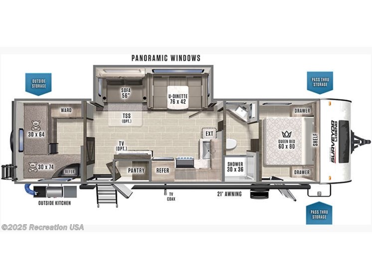 2021 Forest River Surveyor Legend 296QBLE RV for Sale in Longs - North ...