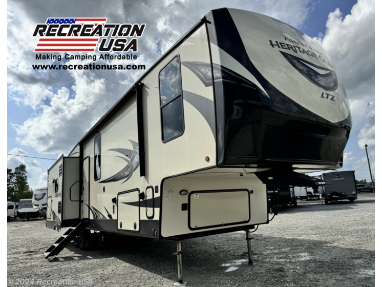 Used 2019 Forest River Wildwood Heritage Glen LTZ 370BL available in Longs - North Myrtle Beach, South Carolina
