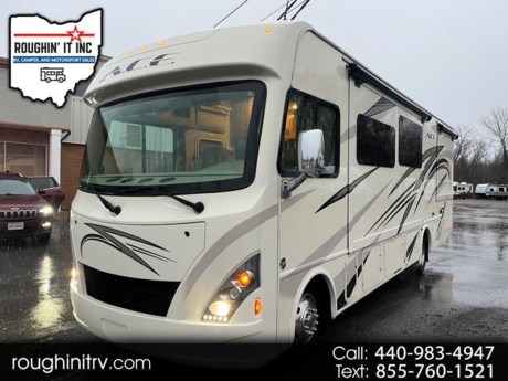 Vehicle Type:	Motorhomes
Fuel Type:	Gasoline
Manufacturer:	Thor Motor Coach
Year:	2018
Series:	A.C.E. Series
Model:	Evo 30.3 Ford
Length:	31&#39;
Coach Design:	Motor Home (Class A)
Floor Plan:	Queen Bed
Self-Contained:	Yes
Slides:	2
Suggested List Price:	$124,950