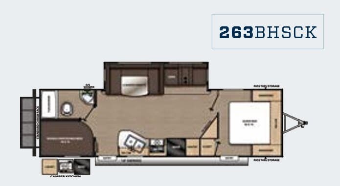 2023 Coachmen Catalina Legacy Edition 263BHSCK Floorplan