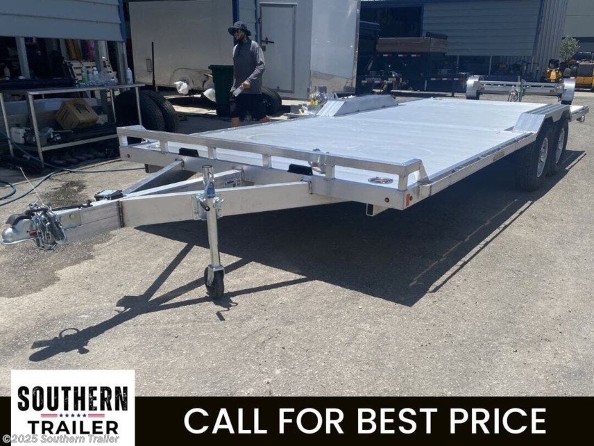 New 2024 Aluma WB20H-TA-EL 20&apos; Wide Body Car Hauler  9990 GVWR available in Englewood, Florida