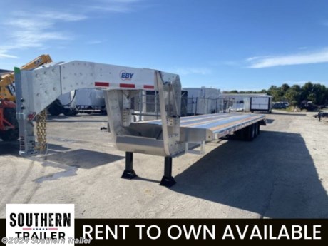 &lt;p&gt;We offer RENT TO OWN and also offer Traditional Financing with approved credit !! This Trailer is for sale at Southern Trailer in Englewood Florida.&lt;/p&gt;
&lt;p&gt;&lt;strong&gt;NEW EBY 102X35 Gooseneck Flatbed Trailer&lt;/strong&gt;&lt;/p&gt;
&lt;p&gt;Overall Length 39&amp;rsquo;2-1/2&amp;rdquo;&lt;br&gt;19&quot; extruded aluminum main beams&lt;br&gt;Pierced through crossmember design&lt;br&gt;Hutch spring suspension&lt;br&gt;10K axles&lt;br&gt;Electric brakes&amp;nbsp;&amp;nbsp;&lt;br&gt;50 / 50 Folding ramps with spring assist&lt;br&gt;5,000# Rated removable load securement plates&lt;br&gt;Tool Box&lt;br&gt;LED Lighting&lt;/p&gt;
&lt;p&gt;* Please call or email us to verify that this trailer is still for sale * *NO DOC FEES !!! NO INBOUND FREIGHT FEES !!! NO SETUP FEES !!! All prices are Plus Tax, Title, License. All prices are already discounted for&amp;nbsp; Cash, Check, Finance or RENT TO OWN. We offer financing through Sheffield Financial with approved credit on some new trailers . Here at Southern Trailer we try to have a good selection of trailers in stock and for sale at our Englewood, Florida location. We are a licensed Florida trailer dealer. We stock enclosed cargo trailers, ATV Trailers, UTV Trailers, dump trailer, tilt bed equipment trailers, Implement trailers, Car Haulers, Aluminum trailer, Utility Trailer, Box Trailer, Used trailer for sale, Bobcat trailer, car trailer, Race trailers, Gooseneck Trailer, Hydraulic dovetail trailers, Low pro trailers, Enclosed Car Trailers, Construction trailers, Craft Trailers, tool trailers, Deckover Trailers, farm trailers, seed trailers, skid loader trailer, scissor lift trailers, forklift trailers, motorcycle trailers, slingshot trailer, Buggy Haulers, Jeep Trailers, SXS Trailer, Pipetop Trailer, Spring loaded gate trailers, Trailer to haul my golf cart, Pintle trailer, backhoe trailer, landscape trailer, lawn care trailer. Trailer dealer near me. Trailer dealer in florida, trailer sales in florida, trailer dealer near tampa, trailer sales near Sarasota. Trailer Dealer near Palmetto Florida, Trailer Dealer near Port Charlotte. Trailer sales in Charlotte county. Trailer sales in Sarasota County. We also offer trailer parts and trailer service like wheel bearing, brakes, seals, lighting, welding on steel and aluminum. We are located close to Tampa Florida, Sarasota Florida, Englewood Florida, Port Charlotte FL, Arcadia Florida, Bradenton Florida, Longboat Key Florida, North Port Florida, Venice Florida, Palmetto Florida, Nokomis Florida, Osprey Florida, Fort Myers Florida, Largo Florida, Lakeland Florida, Myakka City Florida, Punta Gorda Florida, Wauchula Florida, Bartow Florida, Brandon Florida, Ruskin Florida, Parrish Florida. We are a dealer for Aluma Aluminum trailers, Anvil enclosed cargo trailers, Load Trail Trailer, Load max Trailers, Belmont Trailers, Xpress and High Country by Alcom Aluminum Enclosed Trailers, Down 2 Earth Trailers, Belmont Aluminum Trailer dealer. Southern Trailer is not responsible for any typos, errors, or misprints. . Model number may be different on MSO and Trailer than we have listed if built on robot line&lt;/p&gt;
