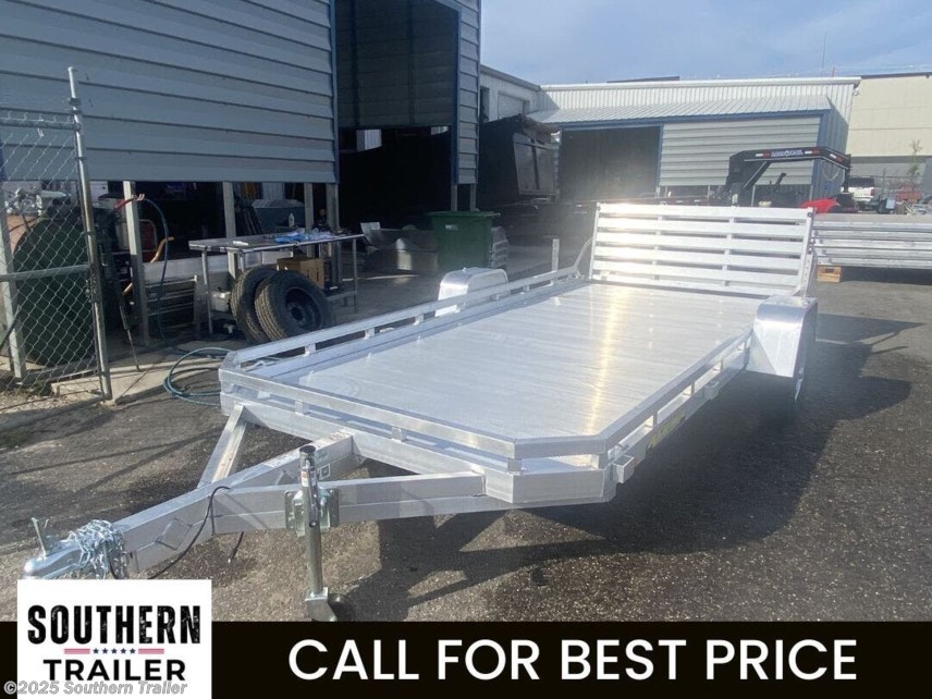 New 2025 Aluma 7814S-BT 78X14&apos; Aluminum Utility Trailer available in Englewood, Florida