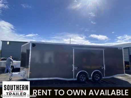 &lt;p&gt;&lt;span style=&quot;box-sizing: inherit; color: #363636; font-family: Hind, sans-serif; font-size: 16px;&quot;&gt;We offer RENT TO OWN and also offer Traditional Financing with approved credit !! This Trailer is for sale at Southern Trailer in&amp;nbsp;&lt;/span&gt;&lt;span style=&quot;box-sizing: inherit; color: #363636; font-family: Hind, sans-serif; font-size: 16px;&quot;&gt;Englewood&lt;/span&gt;&lt;span style=&quot;box-sizing: inherit; color: #363636; font-family: Hind, sans-serif; font-size: 16px;&quot;&gt;&amp;nbsp;Florida&lt;/span&gt;&lt;/p&gt;
&lt;p&gt;&lt;strong&gt;&lt;span style=&quot;box-sizing: inherit; color: #363636; font-family: Hind, sans-serif; font-size: 16px;&quot;&gt;xpress Aluminum Enclosed 8.5X24 Cargo Trailer&lt;/span&gt;&lt;/strong&gt;&lt;/p&gt;
&lt;ul&gt;
&lt;li&gt;&lt;span style=&quot;color: #363636; font-family: Hind, sans-serif;&quot;&gt;&lt;span style=&quot;font-size: 16px;&quot;&gt;** INTEGRATED FRAME **&lt;/span&gt;&lt;/span&gt;&lt;/li&gt;
&lt;li&gt;&lt;strong&gt;&lt;span style=&quot;color: #363636; font-family: Hind, sans-serif;&quot;&gt;&lt;span style=&quot;font-size: 16px;&quot;&gt;**&amp;nbsp; Upgrade to 36&quot; V-Nose&lt;/span&gt;&lt;/span&gt;&lt;/strong&gt;&lt;/li&gt;
&lt;li&gt;&lt;span style=&quot;color: #363636; font-family: Hind, sans-serif;&quot;&gt;&lt;span style=&quot;font-size: 16px;&quot;&gt;&lt;span style=&quot;font-size: 16px;&quot;&gt;&lt;strong&gt;Add Slope in V-Nose&lt;/strong&gt;&lt;/span&gt;&lt;/span&gt;&lt;/span&gt;&lt;/li&gt;
&lt;li&gt;&lt;span style=&quot;color: #363636; font-family: Hind, sans-serif;&quot;&gt;&lt;span style=&quot;font-size: 16px;&quot;&gt;16&quot; O/C Walls, Roof &amp;amp; Floor Studs&lt;/span&gt;&lt;/span&gt;&lt;/li&gt;
&lt;li&gt;&lt;span style=&quot;color: #363636; font-family: Hind, sans-serif;&quot;&gt;&lt;span style=&quot;font-size: 16px;&quot;&gt;2&quot;x6&quot; Subtube Framing&lt;/span&gt;&lt;/span&gt;&lt;/li&gt;
&lt;li&gt;&lt;strong&gt;&lt;span style=&quot;color: #363636; font-family: Hind, sans-serif;&quot;&gt;&lt;span style=&quot;font-size: 16px;&quot;&gt;NEW - PolyCOR&amp;nbsp;Exterior .078 Sheeting&lt;/span&gt;&lt;/span&gt;&lt;/strong&gt;&lt;/li&gt;
&lt;li&gt;&lt;span style=&quot;color: #363636; font-family: Hind, sans-serif;&quot;&gt;&lt;span style=&quot;font-size: 16px;&quot;&gt;One Piece Aluminum Roof&lt;/span&gt;&lt;/span&gt;&lt;/li&gt;
&lt;li&gt;&lt;span style=&quot;color: #363636; font-family: Hind, sans-serif;&quot;&gt;&lt;span style=&quot;font-size: 16px;&quot;&gt;Box Length: 24&#39;&lt;/span&gt;&lt;/span&gt;&lt;/li&gt;
&lt;li&gt;&lt;span style=&quot;color: #363636; font-family: Hind, sans-serif;&quot;&gt;&lt;span style=&quot;font-size: 16px;&quot;&gt;Box Width: 99&quot;&amp;nbsp;&lt;/span&gt;&lt;/span&gt;&lt;/li&gt;
&lt;li&gt;&lt;strong&gt;&lt;span style=&quot;color: #363636; font-family: Hind, sans-serif;&quot;&gt;&lt;span style=&quot;font-size: 16px;&quot;&gt;Interior Height: 85&quot; (3&quot; additional height)&lt;/span&gt;&lt;/span&gt;&lt;/strong&gt;&lt;/li&gt;
&lt;li&gt;&lt;span style=&quot;color: #363636; font-family: Hind, sans-serif;&quot;&gt;&lt;span style=&quot;font-size: 16px;&quot;&gt;Rear Door Opening: 80 1/4&quot;&lt;/span&gt;&lt;/span&gt;&lt;/li&gt;
&lt;li&gt;&lt;span style=&quot;color: #363636; font-family: Hind, sans-serif;&quot;&gt;&lt;span style=&quot;font-size: 16px;&quot;&gt;Axles: 2-5k Braked Leaf Spring Axles, 4&quot; Drop&lt;/span&gt;&lt;/span&gt;&lt;/li&gt;
&lt;li&gt;&lt;strong&gt;&lt;span style=&quot;color: #363636; font-family: Hind, sans-serif;&quot;&gt;&lt;span style=&quot;font-size: 16px;&quot;&gt;Spread Axle Upgrade&lt;/span&gt;&lt;/span&gt;&lt;/strong&gt;&lt;/li&gt;
&lt;li&gt;&lt;span style=&quot;color: #363636; font-family: Hind, sans-serif;&quot;&gt;&lt;span style=&quot;font-size: 16px;&quot;&gt;&lt;span style=&quot;font-size: 16px;&quot;&gt;&lt;strong&gt;Bogey/Caster Wheels&lt;/strong&gt;&lt;/span&gt;&lt;/span&gt;&lt;/span&gt;&lt;/li&gt;
&lt;li&gt;&lt;strong&gt;2024 Interior Elevated Spare Tire Mount&amp;nbsp;&lt;/strong&gt;&lt;/li&gt;
&lt;li&gt;&lt;strong&gt;Spare 15&quot; Aluminum Wheel w/ 225/75R15 Tire&lt;/strong&gt;&lt;/li&gt;
&lt;li&gt;&lt;span style=&quot;color: #363636; font-family: Hind, sans-serif;&quot;&gt;&lt;span style=&quot;font-size: 16px;&quot;&gt;24&quot; Stoneguard&lt;/span&gt;&lt;/span&gt;&lt;/li&gt;
&lt;li&gt;&lt;strong&gt;&lt;span style=&quot;color: #363636; font-family: Hind, sans-serif;&quot;&gt;&lt;span style=&quot;font-size: 16px;&quot;&gt;Upgrade to 15&quot; 225 Aluminum Wheels&lt;/span&gt;&lt;/span&gt;&lt;/strong&gt;&lt;/li&gt;
&lt;li&gt;&lt;span style=&quot;color: #363636; font-family: Hind, sans-serif;&quot;&gt;&lt;span style=&quot;font-size: 16px;&quot;&gt;2 5/16&quot; Coupler&lt;/span&gt;&lt;/span&gt;&lt;/li&gt;
&lt;li&gt;&lt;strong&gt;&lt;span style=&quot;color: #363636; font-family: Hind, sans-serif;&quot;&gt;&lt;span style=&quot;font-size: 16px;&quot;&gt;12&quot; Extended Tongue&lt;/span&gt;&lt;/span&gt;&lt;/strong&gt;&lt;/li&gt;
&lt;li&gt;&lt;strong&gt;&lt;span style=&quot;color: #363636; font-family: Hind, sans-serif;&quot;&gt;&lt;span style=&quot;font-size: 16px;&quot;&gt;Triple Tube Tongue&lt;/span&gt;&lt;/span&gt;&lt;/strong&gt;&lt;/li&gt;
&lt;li&gt;&lt;span style=&quot;color: #363636; font-family: Hind, sans-serif;&quot;&gt;&lt;span style=&quot;font-size: 16px;&quot;&gt;GVW: 9990#&lt;/span&gt;&lt;/span&gt;&lt;/li&gt;
&lt;li&gt;&lt;span style=&quot;color: #363636; font-family: Hind, sans-serif;&quot;&gt;&lt;span style=&quot;font-size: 16px;&quot;&gt;(2) Dome Lights w/Wall Switch&lt;/span&gt;&lt;/span&gt;&lt;/li&gt;
&lt;li&gt;&lt;span style=&quot;color: #363636; font-family: Hind, sans-serif;&quot;&gt;&lt;span style=&quot;font-size: 16px;&quot;&gt;Car Hauler Grade Rear Ramp w/Spring Assist, Starter Flap &amp;amp; Aluminum Hardware &lt;/span&gt;&lt;/span&gt;&lt;/li&gt;
&lt;li&gt;&lt;strong&gt;&lt;span style=&quot;color: #363636; font-family: Hind, sans-serif;&quot;&gt;&lt;span style=&quot;font-size: 16px; white-space: pre;&quot;&gt;Upgrade to Keyed Locking Hasps for Ramp Door&lt;/span&gt;&lt;/span&gt;&lt;/strong&gt;&lt;/li&gt;
&lt;li&gt;&lt;strong&gt;&lt;span style=&quot;color: #363636; font-family: Hind, sans-serif;&quot;&gt;&lt;span style=&quot;font-size: 16px; white-space: pre;&quot;&gt;Custom Elite Escape Door...&lt;/span&gt;&lt;/span&gt;&lt;/strong&gt;&lt;/li&gt;
&lt;li&gt;&lt;strong&gt;&lt;span style=&quot;color: #363636; font-family: Hind, sans-serif;&quot;&gt;&lt;span style=&quot;font-size: 16px; white-space: pre;&quot;&gt;DRIVERSIDE OVER WHEEL WELL&lt;/span&gt;&lt;/span&gt;&lt;/strong&gt;&lt;/li&gt;
&lt;li&gt;&lt;strong&gt;&lt;span style=&quot;color: #363636; font-family: Hind, sans-serif;&quot;&gt;&lt;span style=&quot;font-size: 16px; white-space: pre;&quot;&gt;- 6&#39; x 8&#39; Fold Up Escape Door - w/ Gas Prop Lift Assist,&amp;nbsp;&amp;nbsp;&lt;/span&gt;&lt;/span&gt;&lt;/strong&gt;&lt;/li&gt;
&lt;li&gt;&lt;strong&gt;&lt;span style=&quot;color: #363636; font-family: Hind, sans-serif;&quot;&gt;&lt;span style=&quot;font-size: 16px; white-space: pre;&quot;&gt;- New Removable Fender Kit,&amp;nbsp;&lt;/span&gt;&lt;/span&gt;&lt;/strong&gt;&lt;/li&gt;
&lt;li&gt;&lt;strong&gt;&lt;span style=&quot;color: #363636; font-family: Hind, sans-serif;&quot;&gt;&lt;span style=&quot;font-size: 16px; white-space: pre;&quot;&gt;- .030 Bonded Interior Finish&lt;/span&gt;&lt;/span&gt;&lt;/strong&gt;&lt;/li&gt;
&lt;li&gt;&lt;strong&gt;&lt;span style=&quot;color: #363636; font-family: Hind, sans-serif;&quot;&gt;&lt;span style=&quot;font-size: 16px; white-space: pre;&quot;&gt;- Aluminum Compression Latch System&lt;/span&gt;&lt;/span&gt;&lt;/strong&gt;&lt;/li&gt;
&lt;li&gt;&lt;span style=&quot;color: #363636; font-family: Hind, sans-serif;&quot;&gt;&lt;span style=&quot;font-size: 16px;&quot;&gt;Beavertail Construction&lt;/span&gt;&lt;/span&gt;&lt;/li&gt;
&lt;li&gt;&lt;span style=&quot;color: #363636; font-family: Hind, sans-serif;&quot;&gt;&lt;span style=&quot;font-size: 16px;&quot;&gt;5000# Center Jack&lt;/span&gt;&lt;/span&gt;&lt;/li&gt;
&lt;li&gt;&lt;span style=&quot;color: #363636; font-family: Hind, sans-serif;&quot;&gt;&lt;span style=&quot;font-size: 16px;&quot;&gt;3/4&quot; Water Resistant Decking&lt;/span&gt;&lt;/span&gt;&lt;/li&gt;
&lt;li&gt;&lt;span style=&quot;color: #363636; font-family: Hind, sans-serif;&quot;&gt;&lt;span style=&quot;font-size: 16px;&quot;&gt;&lt;strong&gt;Upgrade to TPO Coin Flooring&lt;/strong&gt;&lt;/span&gt;&lt;/span&gt;&lt;/li&gt;
&lt;li&gt;&lt;span style=&quot;color: #363636; font-family: Hind, sans-serif;&quot;&gt;&lt;span style=&quot;font-size: 16px;&quot;&gt;White Vinyl Faced Luan Walls&lt;/span&gt;&lt;/span&gt;&lt;/li&gt;
&lt;li&gt;&lt;strong&gt;&lt;span style=&quot;color: #363636; font-family: Hind, sans-serif;&quot;&gt;&lt;span style=&quot;font-size: 16px;&quot;&gt;White Vinyl Backed Luan Ceiling&lt;/span&gt;&lt;/span&gt;&lt;/strong&gt;&lt;/li&gt;
&lt;li&gt;&lt;strong&gt;&lt;span style=&quot;color: #363636; font-family: Hind, sans-serif;&quot;&gt;&lt;span style=&quot;font-size: 16px;&quot;&gt;NEW - PolyCOR Exterior .078 Sheeting&lt;/span&gt;&lt;/span&gt;&lt;/strong&gt;&lt;/li&gt;
&lt;li&gt;&lt;span style=&quot;color: #363636; font-family: Hind, sans-serif;&quot;&gt;&lt;span style=&quot;font-size: 16px;&quot;&gt;Exterior LED Lighting&lt;/span&gt;&lt;/span&gt;&lt;/li&gt;
&lt;li&gt;&lt;span style=&quot;color: #363636; font-family: Hind, sans-serif;&quot;&gt;&lt;span style=&quot;font-size: 16px;&quot;&gt;Plastic Salem Vents&lt;/span&gt;&lt;/span&gt;&lt;/li&gt;
&lt;li&gt;&lt;strong&gt;&lt;span style=&quot;color: #363636; font-family: Hind, sans-serif;&quot;&gt;&lt;span style=&quot;font-size: 16px;&quot;&gt;Upgrade to Larger 4&quot; Top, Side &amp;amp; Bottom Trim&lt;/span&gt;&lt;/span&gt;&lt;/strong&gt;&lt;/li&gt;
&lt;li&gt;&lt;span style=&quot;color: #363636; font-family: Hind, sans-serif;&quot;&gt;&lt;span style=&quot;font-size: 16px;&quot;&gt;Interior Cove Trim Package&lt;/span&gt;&lt;/span&gt;&lt;/li&gt;
&lt;li&gt;&lt;span style=&quot;color: #363636; font-family: Hind, sans-serif;&quot;&gt;&lt;span style=&quot;font-size: 16px;&quot;&gt;(4) HD D-Rings&lt;/span&gt;&lt;/span&gt;&lt;/li&gt;
&lt;li&gt;&lt;span style=&quot;color: #363636; font-family: Hind, sans-serif;&quot;&gt;&lt;span style=&quot;font-size: 16px;&quot;&gt;32&quot;x72&quot; Side Access Door w/ Paddle Handle &amp;amp; Piano Hinge&lt;/span&gt;&lt;/span&gt;&lt;/li&gt;
&lt;li&gt;&lt;strong&gt;&lt;span style=&quot;color: #363636; font-family: Hind, sans-serif;&quot;&gt;&lt;span style=&quot;font-size: 16px;&quot;&gt;Locking Bar for Side Access Door&lt;/span&gt;&lt;/span&gt;&lt;/strong&gt;&lt;/li&gt;
&lt;li&gt;&lt;span style=&quot;color: #363636; font-family: Hind, sans-serif;&quot;&gt;&lt;span style=&quot;font-size: 16px;&quot;&gt;(2) Safety Chains&lt;/span&gt;&lt;/span&gt;&lt;/li&gt;
&lt;li&gt;&amp;nbsp;&lt;/li&gt;
&lt;li&gt;&lt;span style=&quot;color: #363636; font-family: Hind, sans-serif;&quot;&gt;&lt;span style=&quot;font-size: 16px;&quot;&gt;4-Year Limited Warranty&lt;/span&gt;&lt;/span&gt;&lt;/li&gt;
&lt;/ul&gt;
&lt;p&gt;&lt;span style=&quot;box-sizing: inherit; color: #363636; font-family: Hind, sans-serif; font-size: 16px;&quot;&gt;&amp;nbsp;Please call or email us to verify that this trailer is still for sale * *NO DOC FEES !!! NO INBOUND FREIGHT FEES !!! NO SETUP FEES !!! All prices are Plus Tax, Title, License. All prices are already discounted for&amp;nbsp; Cash, Check, Finance or RENT TO OWN. We offer financing through Sheffield Financial with approved credit on some new trailers . Here at Southern Trailer we try to have a good selection of trailers in stock and for sale at our Englewood, Florida location. We are a licensed Florida trailer dealer. We stock enclosed cargo trailers, ATV Trailers, UTV Trailers, dump trailer, tilt bed equipment trailers, Implement trailers, Car Haulers, Aluminum trailer, Utility Trailer, Box Trailer, Used trailer for sale, Bobcat trailer, car trailer, Race trailers, Gooseneck Trailer, Hydraulic dovetail trailers, Low pro trailers, Enclosed Car Trailers, Construction trailers, Craft Trailers, tool trailers, Deckover Trailers, farm trailers, seed trailers, skid loader trailer, scissor lift trailers, forklift trailers, motorcycle trailers, slingshot trailer, Buggy Haulers, Jeep Trailers, SXS Trailer, Pipetop Trailer, Spring loaded gate trailers, Trailer to haul my golf cart, Pintle trailer, backhoe trailer, landscape trailer, lawn care trailer. Trailer dealer near me. Trailer dealer in florida, trailer sales in florida, trailer dealer near tampa, trailer sales near Sarasota. Trailer Dealer near Palmetto Florida, Trailer Dealer near Port Charlotte. Trailer sales in Charlotte county. Trailer sales in Sarasota County. We also offer trailer parts and trailer service like wheel bearing, brakes, seals, lighting, welding on steel and aluminum. We are located close to Tampa Florida, Sarasota Florida, Englewood Florida, Port Charlotte FL, Arcadia Florida, Bradenton Florida, Longboat Key Florida, North Port Florida, Venice Florida, Palmetto Florida, Nokomis Florida, Osprey Florida, Fort Myers Florida, Largo Florida, Lakeland Florida, Myakka City Florida, Punta Gorda Florida, Wauchula Florida, Bartow Florida, Brandon Florida, Ruskin Florida, Parrish Florida. We are a dealer for Aluma Aluminum trailers, Anvil enclosed cargo trailers, Load Trail Trailer, Load max Trailers, Belmont Trailers, Xpress and High Country by Alcom Aluminum Enclosed Trailers, Down 2 Earth Trailers, Belmont Aluminum Trailer dealer. Southern Trailer is not responsible for any typos, errors, or misprints. . Model number may be different on MSO and Trailer than we have listed if built on robot line&lt;/span&gt;&lt;/p&gt;