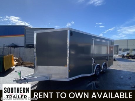 &lt;p&gt;&lt;span style=&quot;box-sizing: inherit; color: #363636; font-family: Hind, sans-serif; font-size: 16px;&quot;&gt;We offer RENT TO OWN and also offer Traditional Financing with approved credit !! This Trailer is for sale at Southern Trailer in&amp;nbsp;&lt;/span&gt;&lt;span style=&quot;box-sizing: inherit; color: #363636; font-family: Hind, sans-serif; font-size: 16px;&quot;&gt;Englewood&lt;/span&gt;&lt;span style=&quot;box-sizing: inherit; color: #363636; font-family: Hind, sans-serif; font-size: 16px;&quot;&gt;&amp;nbsp;Florida.&lt;/span&gt;&lt;/p&gt;
&lt;p&gt;&lt;strong&gt;&lt;span style=&quot;box-sizing: inherit; color: #363636; font-family: Hind, sans-serif; font-size: 16px;&quot;&gt;8.5X20 Aluminum Enclosed Cargo Trailer&lt;/span&gt;&lt;/strong&gt;&lt;/p&gt;
&lt;ul&gt;
&lt;li&gt;&lt;span style=&quot;color: #363636; font-family: Hind, sans-serif;&quot;&gt;&lt;span style=&quot;font-size: 16px;&quot;&gt;XPRESS 8.5X20 CAR HAULER&lt;/span&gt;&lt;/span&gt;&lt;/li&gt;
&lt;li&gt;&lt;span style=&quot;color: #363636; font-family: Hind, sans-serif;&quot;&gt;&lt;span style=&quot;font-size: 16px;&quot;&gt;** INTEGRATED FRAME **&lt;/span&gt;&lt;/span&gt;&lt;/li&gt;
&lt;li&gt;&lt;strong&gt;&lt;span style=&quot;color: #363636; font-family: Hind, sans-serif;&quot;&gt;&lt;span style=&quot;font-size: 16px;&quot;&gt;**&amp;nbsp;Upgrade to 36&quot; V-Nose&amp;nbsp;&lt;/span&gt;&lt;/span&gt;&lt;/strong&gt;&lt;/li&gt;
&lt;li&gt;&lt;span style=&quot;color: #363636; font-family: Hind, sans-serif;&quot;&gt;&lt;span style=&quot;font-size: 16px;&quot;&gt;&lt;span style=&quot;font-size: 16px;&quot;&gt;&lt;strong&gt;Add Slope in V-Nose&lt;/strong&gt;&lt;/span&gt;&lt;/span&gt;&lt;/span&gt;&lt;/li&gt;
&lt;li&gt;&lt;span style=&quot;color: #363636; font-family: Hind, sans-serif;&quot;&gt;&lt;span style=&quot;font-size: 16px;&quot;&gt;16&quot; O/C Walls, Roof &amp;amp; Floor Studs&lt;/span&gt;&lt;/span&gt;&lt;/li&gt;
&lt;li&gt;&lt;strong&gt;&lt;span style=&quot;color: #363636; font-family: Hind, sans-serif;&quot;&gt;&lt;span style=&quot;font-size: 16px;&quot;&gt;2&quot;x6&quot; Subtube Framing&lt;/span&gt;&lt;/span&gt;&lt;/strong&gt;&lt;/li&gt;
&lt;li&gt;&lt;strong&gt;&lt;span style=&quot;color: #363636; font-family: Hind, sans-serif;&quot;&gt;&lt;span style=&quot;font-size: 16px;&quot;&gt;NEW - PolyCOR Exterior .078 Sheeting&lt;/span&gt;&lt;/span&gt;&lt;/strong&gt;&lt;/li&gt;
&lt;li&gt;&lt;span style=&quot;color: #363636; font-family: Hind, sans-serif;&quot;&gt;&lt;span style=&quot;font-size: 16px;&quot;&gt;One Piece Aluminum Roof&lt;/span&gt;&lt;/span&gt;&lt;/li&gt;
&lt;li&gt;&lt;span style=&quot;color: #363636; font-family: Hind, sans-serif;&quot;&gt;&lt;span style=&quot;font-size: 16px;&quot;&gt;Box Length: 20&#39;&lt;/span&gt;&lt;/span&gt;&lt;/li&gt;
&lt;li&gt;&lt;span style=&quot;color: #363636; font-family: Hind, sans-serif;&quot;&gt;&lt;span style=&quot;font-size: 16px;&quot;&gt;Box Width: 99&quot;&amp;nbsp;&lt;/span&gt;&lt;/span&gt;&lt;/li&gt;
&lt;li&gt;&lt;strong&gt;&lt;span style=&quot;color: #363636; font-family: Hind, sans-serif;&quot;&gt;&lt;span style=&quot;font-size: 16px;&quot;&gt;Interior Height: 85&quot; (3&quot; add. height)&lt;/span&gt;&lt;/span&gt;&lt;/strong&gt;&lt;/li&gt;
&lt;li&gt;&lt;span style=&quot;color: #363636; font-family: Hind, sans-serif;&quot;&gt;&lt;span style=&quot;font-size: 16px;&quot;&gt;Rear Door Opening: 79 1/4&quot;&lt;/span&gt;&lt;/span&gt;&lt;/li&gt;
&lt;li&gt;&lt;strong&gt;&lt;span style=&quot;color: #363636; font-family: Hind, sans-serif;&quot;&gt;&lt;span style=&quot;font-size: 16px;&quot;&gt;Upgrade to 2-5k Leaf Spring Braked Axles &amp;amp; Subframe&amp;nbsp;&lt;/span&gt;&lt;/span&gt;&lt;/strong&gt;&lt;/li&gt;
&lt;li&gt;&lt;span style=&quot;color: #363636; font-family: Hind, sans-serif;&quot;&gt;&lt;span style=&quot;font-size: 16px;&quot;&gt;&lt;span style=&quot;font-size: 16px;&quot;&gt;&lt;strong&gt;Spread Axle Upgrade (w/Tapered Fender Skirting)&lt;/strong&gt;&lt;/span&gt;&lt;/span&gt;&lt;/span&gt;&lt;/li&gt;
&lt;li&gt;&lt;span style=&quot;color: #363636; font-family: Hind, sans-serif;&quot;&gt;&lt;span style=&quot;font-size: 16px;&quot;&gt;24&quot; Stoneguard&lt;/span&gt;&lt;/span&gt;&lt;/li&gt;
&lt;li&gt;&lt;strong&gt;&lt;span style=&quot;color: #363636; font-family: Hind, sans-serif;&quot;&gt;&lt;span style=&quot;font-size: 16px;&quot;&gt;Tire:16&quot; Aluminum&amp;nbsp;225/75R15&amp;nbsp;&lt;/span&gt;&lt;/span&gt;&lt;/strong&gt;&lt;/li&gt;
&lt;li&gt;&lt;span style=&quot;color: #363636; font-family: Hind, sans-serif;&quot;&gt;&lt;span style=&quot;font-size: 16px;&quot;&gt;&lt;span style=&quot;font-size: 16px;&quot;&gt;&lt;strong&gt;Interior Elevated Spare Tire Mount&lt;/strong&gt;&lt;/span&gt;&lt;/span&gt;&lt;/span&gt;&lt;/li&gt;
&lt;li&gt;&lt;strong&gt;&lt;span style=&quot;color: #363636; font-family: Hind, sans-serif;&quot;&gt;Spare 15&quot; Aluminum Wheel w/ 205/75R15 Tire&lt;/span&gt;&lt;/strong&gt;&lt;/li&gt;
&lt;li&gt;&lt;span style=&quot;color: #363636; font-family: Hind, sans-serif;&quot;&gt;&lt;span style=&quot;font-size: 16px;&quot;&gt;2 5/16&quot; Coupler&lt;/span&gt;&lt;/span&gt;&lt;/li&gt;
&lt;li&gt;&lt;strong&gt;&lt;span style=&quot;color: rgba(0, 0, 0, 0.87); font-family: Roboto, sans-serif; font-size: 13.3333px; letter-spacing: 0.1px;&quot;&gt;Extended Tongue&lt;/span&gt;&lt;span style=&quot;color: rgba(0, 0, 0, 0.87); font-family: Roboto, sans-serif; font-size: 13.3333px; letter-spacing: 0.1px;&quot;&gt;&amp;nbsp;&lt;/span&gt;&lt;span style=&quot;color: rgba(0, 0, 0, 0.87); font-family: Roboto, sans-serif; font-size: 13.3333px; letter-spacing: 0.1px;&quot;&gt;Includes Center Beam Upgrade&lt;/span&gt;&lt;/strong&gt;&lt;/li&gt;
&lt;li&gt;&lt;span style=&quot;color: #363636; font-family: Hind, sans-serif;&quot;&gt;&lt;span style=&quot;font-size: 16px;&quot;&gt;GVW: 7000#&lt;/span&gt;&lt;/span&gt;&lt;/li&gt;
&lt;li&gt;&lt;span style=&quot;color: #363636; font-family: Hind, sans-serif;&quot;&gt;&lt;span style=&quot;font-size: 16px;&quot;&gt;(2) Dome Lights w/Wall Switch&lt;/span&gt;&lt;/span&gt;&lt;/li&gt;
&lt;li&gt;&lt;span style=&quot;color: #363636; font-family: Hind, sans-serif;&quot;&gt;&lt;span style=&quot;font-size: 16px;&quot;&gt;Car Hauler Grade Rear Ramp w/Spring Assist, Starter Flap &amp;amp; Aluminum Hardware &lt;/span&gt;&lt;/span&gt;&lt;/li&gt;
&lt;li&gt;&lt;strong&gt;&lt;span style=&quot;color: rgba(0, 0, 0, 0.87); font-family: Roboto, sans-serif; font-size: 13.3333px; letter-spacing: 0.1px;&quot;&gt;Upgrade to Keyed Locking Hasps for Ramp Door&lt;/span&gt;&lt;/strong&gt;&lt;/li&gt;
&lt;li&gt;&lt;strong&gt;&lt;span style=&quot;color: #363636; font-family: Hind, sans-serif;&quot;&gt;&lt;span style=&quot;font-size: 16px; white-space: pre;&quot;&gt;Custom Elite Escape Door...&lt;/span&gt;&lt;/span&gt;&lt;/strong&gt;&lt;/li&gt;
&lt;li&gt;&lt;strong&gt;&lt;span style=&quot;color: #363636; font-family: Hind, sans-serif;&quot;&gt;&lt;span style=&quot;font-size: 16px; white-space: pre;&quot;&gt;- 6&#39; x 8&#39; Fold Up Escape Door - w/ Gas Prop Lift Assist,&amp;nbsp;&amp;nbsp;&lt;/span&gt;&lt;/span&gt;&lt;/strong&gt;&lt;/li&gt;
&lt;li&gt;&lt;strong&gt;&lt;span style=&quot;color: #363636; font-family: Hind, sans-serif;&quot;&gt;&lt;span style=&quot;font-size: 16px; white-space: pre;&quot;&gt;- New Removable Fender Kit,&amp;nbsp;&lt;/span&gt;&lt;/span&gt;&lt;/strong&gt;&lt;/li&gt;
&lt;li&gt;&lt;strong&gt;&lt;span style=&quot;color: #363636; font-family: Hind, sans-serif;&quot;&gt;&lt;span style=&quot;font-size: 16px; white-space: pre;&quot;&gt;- .030 Bonded Interior Finish&lt;/span&gt;&lt;/span&gt;&lt;/strong&gt;&lt;/li&gt;
&lt;li&gt;&lt;strong&gt;&lt;span style=&quot;color: #363636; font-family: Hind, sans-serif;&quot;&gt;&lt;span style=&quot;font-size: 16px; white-space: pre;&quot;&gt;- Aluminum Compression Latch System&lt;/span&gt;&lt;/span&gt;&lt;/strong&gt;&lt;/li&gt;
&lt;li&gt;&lt;span style=&quot;color: #363636; font-family: Hind, sans-serif;&quot;&gt;&lt;span style=&quot;font-size: 16px; white-space: pre;&quot;&gt;&lt;span style=&quot;font-size: 16px; white-space: pre;&quot;&gt;&lt;strong&gt;Rear Door Canopy w/ Lights&lt;/strong&gt;&lt;/span&gt;&lt;/span&gt;&lt;/span&gt;&lt;/li&gt;
&lt;li&gt;&lt;span style=&quot;color: #363636; font-family: Hind, sans-serif;&quot;&gt;&lt;span style=&quot;font-size: 16px;&quot;&gt;Beavertail Construction&lt;/span&gt;&lt;/span&gt;&lt;/li&gt;
&lt;li&gt;&lt;span style=&quot;color: #363636; font-family: Hind, sans-serif;&quot;&gt;&lt;span style=&quot;font-size: 16px;&quot;&gt;5000# Center Jack&lt;/span&gt;&lt;/span&gt;&lt;/li&gt;
&lt;li&gt;&lt;span style=&quot;color: #363636; font-family: Hind, sans-serif;&quot;&gt;&lt;span style=&quot;font-size: 16px;&quot;&gt;3/4&quot; Water Resistant Decking&lt;/span&gt;&lt;/span&gt;&lt;/li&gt;
&lt;li&gt;&lt;strong&gt;&lt;span style=&quot;color: #363636; font-family: Hind, sans-serif;&quot;&gt;&lt;span style=&quot;font-size: 16px;&quot;&gt;Upgrade to TPO Coin Flooring&lt;/span&gt;&lt;/span&gt;&lt;/strong&gt;&lt;/li&gt;
&lt;li&gt;&lt;span style=&quot;color: #363636; font-family: Hind, sans-serif;&quot;&gt;&lt;span style=&quot;font-size: 16px;&quot;&gt;White Vinyl Faced Luan Walls&lt;/span&gt;&lt;/span&gt;&lt;/li&gt;
&lt;li&gt;&lt;strong&gt;&lt;span style=&quot;color: rgba(0, 0, 0, 0.87); font-family: Roboto, sans-serif; font-size: 13.3333px; letter-spacing: 0.1px;&quot;&gt;White Vinyl Backed Luan Ceiling&lt;/span&gt;&lt;/strong&gt;&lt;/li&gt;
&lt;li&gt;&lt;span style=&quot;color: #363636; font-family: Hind, sans-serif;&quot;&gt;&lt;span style=&quot;font-size: 16px;&quot;&gt;Exterior LED Lighting&lt;/span&gt;&lt;/span&gt;&lt;/li&gt;
&lt;li&gt;&lt;span style=&quot;color: #363636; font-family: Hind, sans-serif;&quot;&gt;&lt;span style=&quot;font-size: 16px;&quot;&gt;Plastic Salem Vents&lt;/span&gt;&lt;/span&gt;&lt;/li&gt;
&lt;li&gt;&lt;strong&gt;&lt;span style=&quot;color: #363636; font-family: Hind, sans-serif;&quot;&gt;&lt;span style=&quot;font-size: 16px;&quot;&gt;Upgrade to Larger 4&quot; Top, Side &amp;amp; Bottom Trim&lt;/span&gt;&lt;/span&gt;&lt;/strong&gt;&lt;/li&gt;
&lt;li&gt;&lt;span style=&quot;color: #363636; font-family: Hind, sans-serif;&quot;&gt;&lt;span style=&quot;font-size: 16px;&quot;&gt;Interior Cove Trim Package&lt;/span&gt;&lt;/span&gt;&lt;/li&gt;
&lt;li&gt;&lt;span style=&quot;color: #363636; font-family: Hind, sans-serif;&quot;&gt;&lt;span style=&quot;font-size: 16px;&quot;&gt;(4) HD D-Rings&lt;/span&gt;&lt;/span&gt;&lt;/li&gt;
&lt;li&gt;&lt;span style=&quot;color: #363636; font-family: Hind, sans-serif;&quot;&gt;&lt;span style=&quot;font-size: 16px;&quot;&gt;32&quot;x72&quot; Side Access Door w/ Paddle Handle &amp;amp; Piano Hinge&lt;/span&gt;&lt;/span&gt;&lt;/li&gt;
&lt;li&gt;&lt;strong&gt;&lt;span style=&quot;color: rgba(0, 0, 0, 0.87); font-family: Roboto, sans-serif; font-size: 13.3333px; letter-spacing: 0.1px;&quot;&gt;Locking Bar for Side Access Door&lt;/span&gt;&lt;/strong&gt;&lt;/li&gt;
&lt;li&gt;&lt;span style=&quot;color: #363636; font-family: Hind, sans-serif;&quot;&gt;&lt;span style=&quot;font-size: 16px;&quot;&gt;(2) Safety Chains&lt;/span&gt;&lt;/span&gt;&lt;/li&gt;
&lt;li&gt;&lt;span style=&quot;color: #363636; font-family: Hind, sans-serif;&quot;&gt;&lt;span style=&quot;font-size: 16px;&quot;&gt;4-Year Limited Warranty&lt;/span&gt;&lt;/span&gt;&lt;/li&gt;
&lt;/ul&gt;
&lt;p&gt;&lt;span style=&quot;box-sizing: inherit; color: #363636; font-family: Hind, sans-serif; font-size: 16px;&quot;&gt;* Please call or email us to verify that this trailer is still for sale * *NO DOC FEES !!! NO INBOUND FREIGHT FEES !!! NO SETUP FEES !!! All prices are Plus Tax, Title, License. All prices are already discounted for&amp;nbsp; Cash, Check, Finance or RENT TO OWN. We offer financing through Sheffield Financial with approved credit on some new trailers . Here at Southern Trailer we try to have a good selection of trailers in stock and for sale at our Englewood, Florida location. We are a licensed Florida trailer dealer. We stock enclosed cargo trailers, ATV Trailers, UTV Trailers, dump trailer, tilt bed equipment trailers, Implement trailers, Car Haulers, Aluminum trailer, Utility Trailer, Box Trailer, Used trailer for sale, Bobcat trailer, car trailer, Race trailers, Gooseneck Trailer, Hydraulic dovetail trailers, Low pro trailers, Enclosed Car Trailers, Construction trailers, Craft Trailers, tool trailers, Deckover Trailers, farm trailers, seed trailers, skid loader trailer, scissor lift trailers, forklift trailers, motorcycle trailers, slingshot trailer, Buggy Haulers, Jeep Trailers, SXS Trailer, Pipetop Trailer, Spring loaded gate trailers, Trailer to haul my golf cart, Pintle trailer, backhoe trailer, landscape trailer, lawn care trailer. Trailer dealer near me. Trailer dealer in florida, trailer sales in florida, trailer dealer near tampa, trailer sales near Sarasota. Trailer Dealer near Palmetto Florida, Trailer Dealer near Port Charlotte. Trailer sales in Charlotte county. Trailer sales in Sarasota County. We also offer trailer parts and trailer service like wheel bearing, brakes, seals, lighting, welding on steel and aluminum. We are located close to Tampa Florida, Sarasota Florida, Englewood Florida, Port Charlotte FL, Arcadia Florida, Bradenton Florida, Longboat Key Florida, North Port Florida, Venice Florida, Palmetto Florida, Nokomis Florida, Osprey Florida, Fort Myers Florida, Largo Florida, Lakeland Florida, Myakka City Florida, Punta Gorda Florida, Wauchula Florida, Bartow Florida, Brandon Florida, Ruskin Florida, Parrish Florida. We are a dealer for Aluma Aluminum trailers, Anvil enclosed cargo trailers, Load Trail Trailer, Load max Trailers, Belmont Trailers, Xpress and High Country by Alcom Aluminum Enclosed Trailers, Down 2 Earth Trailers, Belmont Aluminum Trailer dealer. Southern Trailer is not responsible for any typos, errors, or misprints. . Model number may be different on MSO and Trailer than we have listed if built on robot line&lt;/span&gt;&lt;/p&gt;