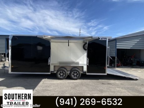 &lt;p&gt;We offer RENT TO OWN with no credit checks and also offer Traditional Financing with approved credit !! This Trailer is for sale at Southern Trailer in Englewood Florida&lt;/p&gt;
&lt;p&gt;Xpress by Alcom 8.5X20 Advantage Car Hauler&lt;/p&gt;
&lt;p&gt;&lt;strong&gt;Custom Elite Escape Door...&lt;/strong&gt;&lt;br&gt;&lt;strong&gt;- 72&quot; x 88-1/2&quot; Fold Up Escape Door - w/ Gas Prop Lift Assist, &amp;nbsp;&lt;/strong&gt;&lt;br&gt;&lt;strong&gt;- New Removable Fender Kit,&amp;nbsp;&lt;/strong&gt;&lt;br&gt;&lt;strong&gt;- .030 Bonded Interior Finish&lt;/strong&gt;&lt;br&gt;&lt;strong&gt;- Aluminum Compression Latch System&lt;/strong&gt;&lt;/p&gt;
&lt;p&gt;** INTEGRATED FRAME **&lt;br&gt;***FLAT FRONT W/ CAST CORNERS***&lt;br&gt;&amp;nbsp; &amp;nbsp;Extruded Aluminum Floor&amp;nbsp;&lt;br&gt;&amp;nbsp; &amp;nbsp;*Box, Ramp, Flap&lt;br&gt;&amp;nbsp; &amp;nbsp;**SNOPRO FLOORING&amp;nbsp;&lt;br&gt;&amp;nbsp; **Flooring to run length of trailer**&lt;br&gt;&lt;strong&gt;NEW - PolyCOR Exterior .078 Sheeting&lt;/strong&gt;&lt;br&gt;Box Length: 20&#39;&lt;br&gt;Box Width: 99&quot;&lt;br&gt;&lt;strong&gt;Interior Height: 85&quot; (3&quot; additional height)&lt;/strong&gt;&lt;br&gt;Rear Door Opening: 79&quot;&lt;br&gt;&lt;strong&gt;Upgrade to 2-5k Leaf Spring Braked Axles&lt;/strong&gt;&lt;br&gt;24&quot; Stoneguard&lt;br&gt;&lt;strong&gt;Upgrade to 15&quot; 225 Aluminum Wheels&lt;br&gt;Spare 15&quot; Aluminum Wheel w/ 225/75R15 Tire&lt;br&gt;&lt;/strong&gt;&lt;strong&gt;2024 Interior Elevated Spare Tire Mount&lt;/strong&gt;&lt;br&gt;16&quot; O/C Wall, Roof, &amp;amp; Floor Studs&lt;br&gt;&lt;strong&gt;2&quot;x6&quot; Subframe Tubing&lt;/strong&gt;&lt;br&gt;MISSION EXTERIOR TRIM 3&quot; Rubrail&lt;br&gt;MISSION INTERIOR TRIM&lt;br&gt;2 5/16 Coupler&lt;br&gt;&lt;strong&gt;12&quot; Extended Tongue&amp;nbsp;&lt;br&gt;Triple Tube Tongue&lt;br&gt;&lt;/strong&gt;(2) Dome Lights w/ Switch&lt;br&gt;Car Hauler Grade Rear Ramp w/Spring Assist, Starter Flap &amp;amp; Aluminum Hardware &amp;nbsp; &lt;br&gt;&lt;strong&gt;Upgrade to Keyed Locking Hasps for Ramp Door&amp;nbsp;&lt;/strong&gt;&amp;nbsp;&lt;br&gt;&lt;strong&gt;Rear Door Canopy w/ Lights 2020 Version&lt;/strong&gt;&lt;br&gt;Beavertail&lt;br&gt;(4) 5000# Recessed Heavy Duty D-Ring w/ Backing Plate (Installed)&lt;br&gt;5000# Center Jack&lt;br&gt;White Vinyl Faced Luan Walls w/ 6&quot; Extruded Kickplate&lt;br&gt;&lt;strong&gt;White Vinyl Backed Luan Ceiling&amp;nbsp;&lt;/strong&gt;&lt;br&gt;Exterior LED Lighting&lt;br&gt;Plastic Salem Vents&lt;br&gt;32&quot;x72&quot; Side Access Door w/ Paddle Handle and Piano Hinge&lt;br&gt;&lt;strong&gt;Upgrade to Keyed Locking Hasps for Side Access Door with Locking Bar&lt;/strong&gt;&lt;br&gt;4-Year Limited Warranty&lt;/p&gt;
&lt;p&gt;* Please call or email us to verify that this trailer is still for sale * *NO DOC FEES !!! NO INBOUND FREIGHT FEES !!! NO SETUP FEES !!! All prices are Plus Tax, Title, License. All prices are already discounted for&amp;nbsp; Cash, Check, Finance or RENT TO OWN. We offer financing through Sheffield Financial with approved credit on some new trailers . Here at Southern Trailer we try to have a good selection of trailers in stock and for sale at our Englewood, Florida location. We are a licensed Florida trailer dealer. We stock enclosed cargo trailers, ATV Trailers, UTV Trailers, dump trailer, tilt bed equipment trailers, Implement trailers, Car Haulers, Aluminum trailer, Utility Trailer, Box Trailer, Used trailer for sale, Bobcat trailer, car trailer, Race trailers, Gooseneck Trailer, Hydraulic dovetail trailers, Low pro trailers, Enclosed Car Trailers, Construction trailers, Craft Trailers, tool trailers, Deckover Trailers, farm trailers, seed trailers, skid loader trailer, scissor lift trailers, forklift trailers, motorcycle trailers, slingshot trailer, Buggy Haulers, Jeep Trailers, SXS Trailer, Pipetop Trailer, Spring loaded gate trailers, Trailer to haul my golf cart, Pintle trailer, backhoe trailer, landscape trailer, lawn care trailer. Trailer dealer near me. Trailer dealer in florida, trailer sales in florida, trailer dealer near tampa, trailer sales near Sarasota. Trailer Dealer near Palmetto Florida, Trailer Dealer near Port Charlotte. Trailer sales in Charlotte county. Trailer sales in Sarasota County. We also offer trailer parts and trailer service like wheel bearing, brakes, seals, lighting, welding on steel and aluminum. We are located close to Tampa Florida, Sarasota Florida, Englewood Florida, Port Charlotte FL, Arcadia Florida, Bradenton Florida, Longboat Key Florida, North Port Florida, Venice Florida, Palmetto Florida, Nokomis Florida, Osprey Florida, Fort Myers Florida, Largo Florida, Lakeland Florida, Myakka City Florida, Punta Gorda Florida, Wauchula Florida, Bartow Florida, Brandon Florida, Ruskin Florida, Parrish Florida. We are a dealer for Aluma Aluminum trailers, Anvil enclosed cargo trailers, Load Trail Trailer, Load max Trailers, Belmont Trailers, Xpress and High Country by Alcom Aluminum Enclosed Trailers, Down 2 Earth Trailers, Belmont Aluminum Trailer dealer. Southern Trailer is not responsible for any typos, errors, or misprints. . Model number may be different on MSO and Trailer than we have listed if built on robot line&lt;/p&gt;