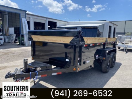 &lt;p&gt;We offer RENT TO OWN and also offer Traditional Financing with approved credit !! This Trailer is for sale at Southern Trailer in Englewood Florida.&lt;br&gt;&lt;strong&gt;DE 83&quot; x 14&#39; Tandem Axle Dump Trailer&lt;br&gt;**Tarp Kit**&lt;/strong&gt;&lt;br&gt;* ST235/80 R16 LRE 10 Ply. &lt;br&gt;* Standard Battery Wall Charger (5 Amp)&lt;br&gt;* Coupler 2-5/16&quot; Adjustable (4 HOLE)&lt;br&gt;* 2 - 7,000 Lb Dexter Spring Axles ( Elec FSA Brakes on both axles)&lt;br&gt;* Diamond Plate Fenders (weld-on)&lt;br&gt;* Ramp Holders Only For 80&quot; x 16&quot; Slide In Ramps&lt;br&gt;* 16&quot; Cross-Members&lt;br&gt;* Jack Drop Leg 7000 lb.&lt;br&gt;* Lights LED (w/Cold Weather Harness)&lt;br&gt;* 4 - D-Rings 3&quot; Weld On&lt;br&gt;* 90 days components and 1 year frame and structure, no road side.&lt;br&gt;* 18&quot; Dump Sides w/18&quot; 2 Way Gate (w/Wood Extensions)&lt;br&gt;* Front Tongue Mount Tool Box&lt;br&gt;* Spare Tire Mount&lt;br&gt;* Scissor Hoist w/Standard Pump&lt;br&gt;* Black (w/Primer)&lt;br&gt;DE8314072.&lt;/p&gt;
&lt;p&gt;* Please call or email us to verify that this trailer is still for sale * *NO DOC FEES !!! NO INBOUND FREIGHT FEES !!! NO SETUP FEES !!! All prices are Plus Tax, Title, License. All prices are already discounted for&amp;nbsp; Cash, Check, Finance or RENT TO OWN. We offer financing through Sheffield Financial with approved credit on some new trailers . Here at Southern Trailer we try to have a good selection of trailers in stock and for sale at our Englewood, Florida location. We are a licensed Florida trailer dealer. We stock enclosed cargo trailers, ATV Trailers, UTV Trailers, dump trailer, tilt bed equipment trailers, Implement trailers, Car Haulers, Aluminum trailer, Utility Trailer, Box Trailer, Used trailer for sale, Bobcat trailer, car trailer, Race trailers, Gooseneck Trailer, Hydraulic dovetail trailers, Low pro trailers, Enclosed Car Trailers, Construction trailers, Craft Trailers, tool trailers, Deckover Trailers, farm trailers, seed trailers, skid loader trailer, scissor lift trailers, forklift trailers, motorcycle trailers, slingshot trailer, Buggy Haulers, Jeep Trailers, SXS Trailer, Pipetop Trailer, Spring loaded gate trailers, Trailer to haul my golf cart, Pintle trailer, backhoe trailer, landscape trailer, lawn care trailer. Trailer dealer near me. Trailer dealer in florida, trailer sales in florida, trailer dealer near tampa, trailer sales near Sarasota. Trailer Dealer near Palmetto Florida, Trailer Dealer near Port Charlotte. Trailer sales in Charlotte county. Trailer sales in Sarasota County. We also offer trailer parts and trailer service like wheel bearing, brakes, seals, lighting, welding on steel and aluminum. We are located close to Tampa Florida, Sarasota Florida, Englewood Florida, Port Charlotte FL, Arcadia Florida, Bradenton Florida, Longboat Key Florida, North Port Florida, Venice Florida, Palmetto Florida, Nokomis Florida, Osprey Florida, Fort Myers Florida, Largo Florida, Lakeland Florida, Myakka City Florida, Punta Gorda Florida, Wauchula Florida, Bartow Florida, Brandon Florida, Ruskin Florida, Parrish Florida. We are a dealer for Aluma Aluminum trailers, Anvil enclosed cargo trailers, Load Trail Trailer, Load max Trailers, Belmont Trailers, Xpress and High Country by Alcom Aluminum Enclosed Trailers, Down 2 Earth Trailers, Belmont Aluminum Trailer dealer. Southern Trailer is not responsible for any typos, errors, or misprints. . Model number may be different on MSO and Trailer than we have listed if built on robot line&lt;/p&gt;