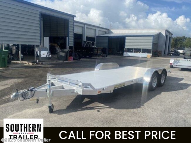 2025 Aluma 8218TA-R 18' Aluminum Car Hauler Trailer 7K GVWR