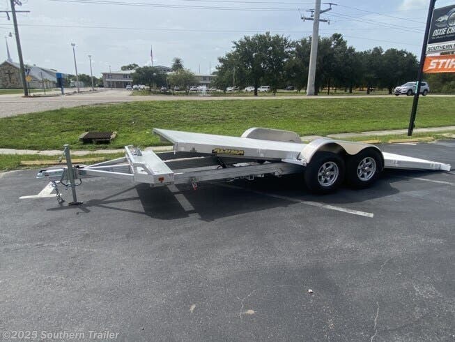2025 Aluma 8220H Tilt Aluminum Tilt Car Trailer 9990 LB GVWR - New Car Hauler Trailer for sale by Southern Trailer in Englewood, Florida