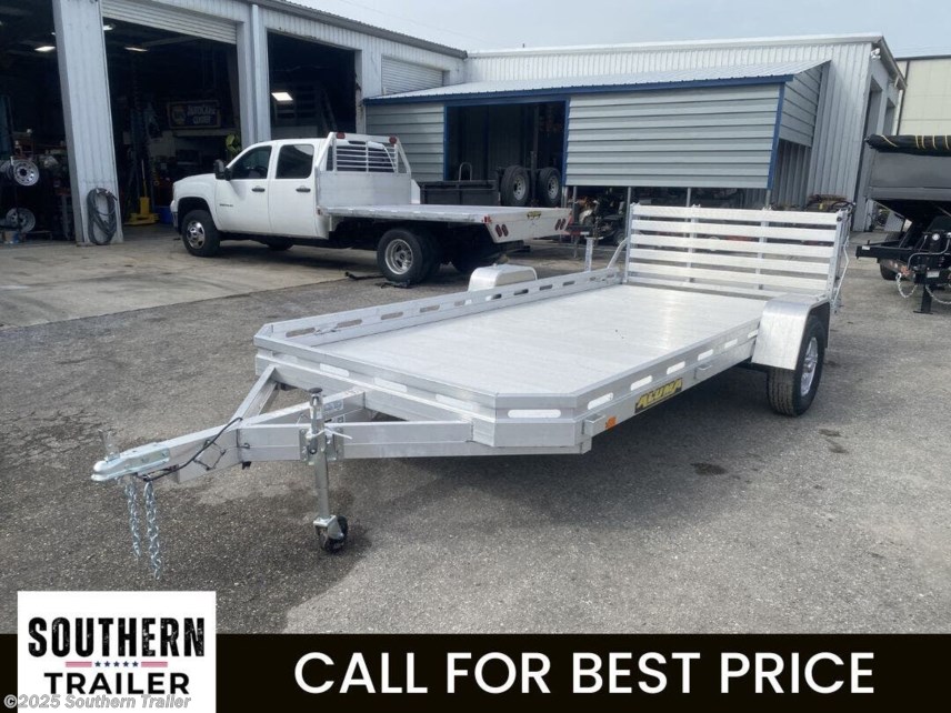 New 2025 Aluma 7814S-BT 78X14&apos; Aluminum Utility Trailer available in Englewood, Florida