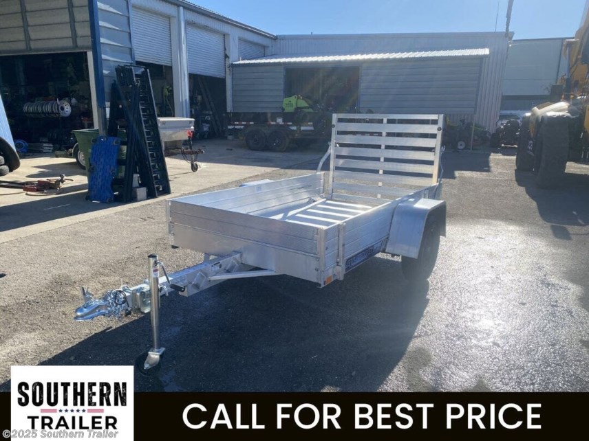 New 2025 Aluma 548ESA-S-TG 8&apos; Aluminum Utility Trailer with 12&quot; Sides available in Englewood, Florida
