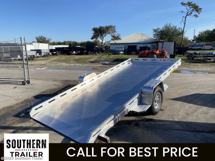 New 2025 Aluma 7815TILT-S-EL 15&apos; Aluminum Tilt Utility Trailer 4.2K GVWR available in Englewood, Florida