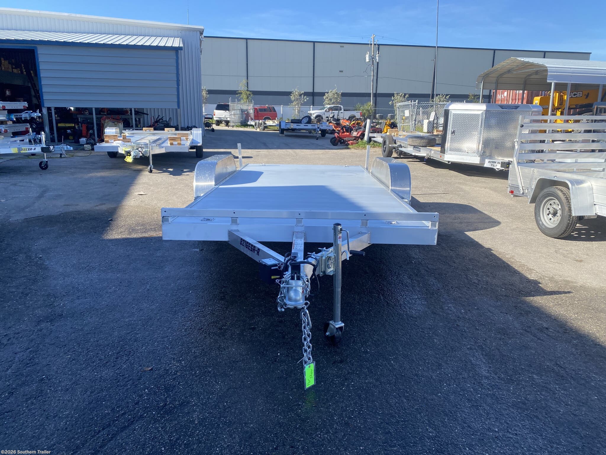 New 2025 Aluma 8216 16' Aluminum Car Hauler Trailer 7K GVWR available in Englewood, Florida