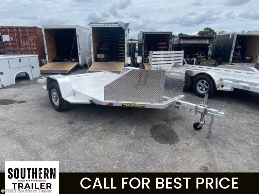 New 2025 Aluma MC210S-R 2 Place Aluminum Motorcycle Trailer available in Englewood, Florida