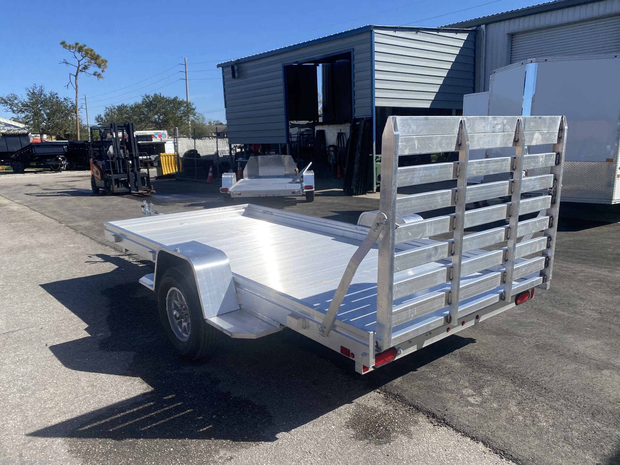 New 2026 Aluma 6812H-S-TG 12&apos; Aluminum Utility Trailer 2990 GVWR available in Englewood, Florida