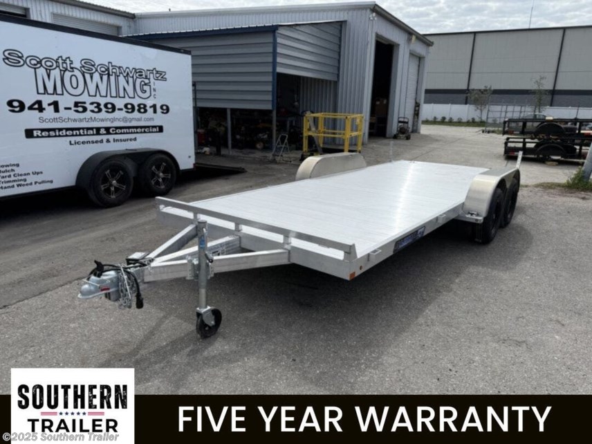 New 2026 Aluma 8218 ESA Series 18&apos; Aluminum Car Hauler 7K GVWR available in Englewood, Florida