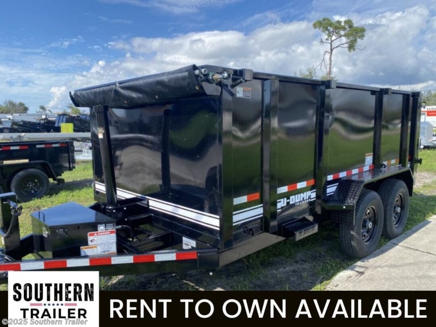 New 2025 U-Dump 83X14X48&quot; Low Pro Telescopic Dump W/Tarp 14K GVWR available in Englewood, Florida