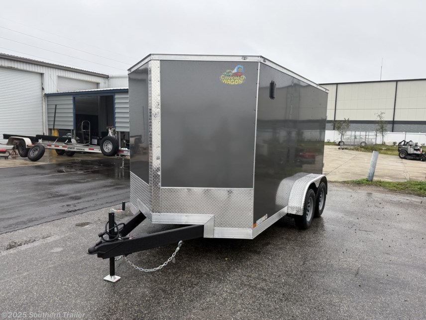 New 2025 Covered Wagon 7X12 Tandem Axle Enclosed Cargo Trailer 7K GVWR available in Englewood, Florida