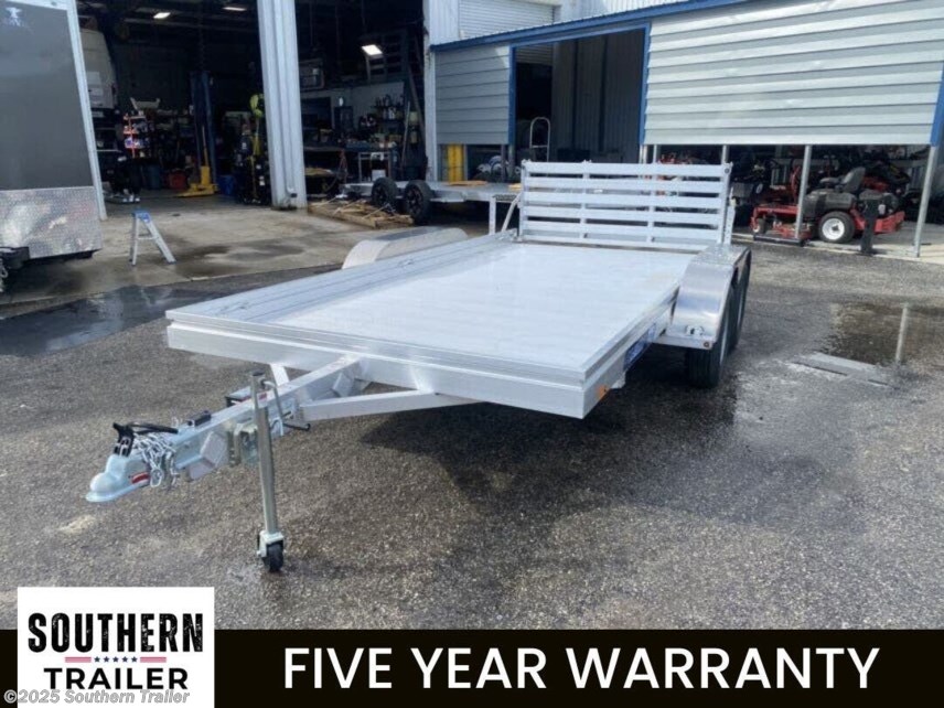 New 2026 Aluma 7814ESA-S-TG 14&apos; Aluminum Utility Trailer available in Englewood, Florida