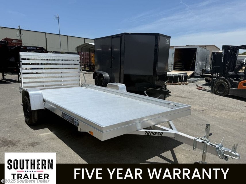 New 2026 Aluma 7814ESA-S-TG 14&apos; Aluminum Utility Trailer available in Englewood, Florida