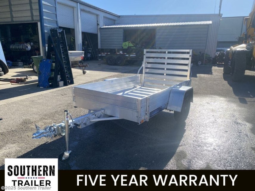New 2026 Aluma 548ESA-S-TG 8&apos; Aluminum Utility Trailer with 12&quot; Sides available in Englewood, Florida