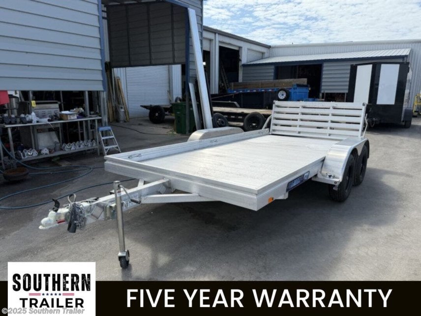 New 2026 Aluma 7814ESA-TA 14&apos; Tandem Axle Utility Trailer 7K GVWR available in Englewood, Florida