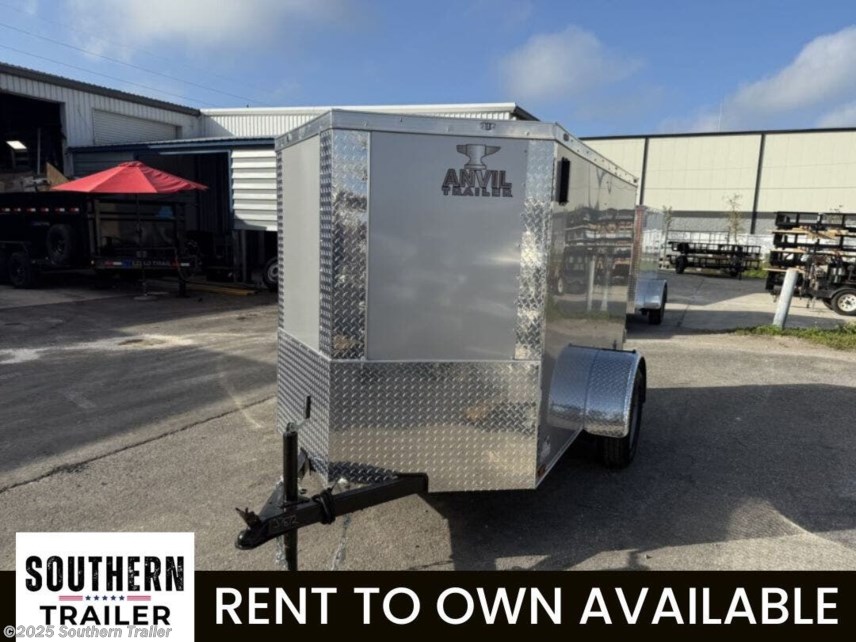 New 2025 Anvil 5X8 Enclosed Cargo Double Rear Doors 2990 GVWR available in Englewood, Florida