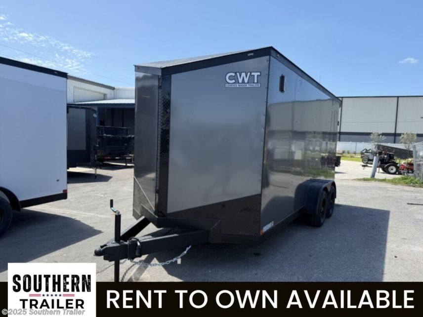 New 2025 Covered Wagon 7X16 Upgraded Enclosed Cargo Trailer 7K GVWR available in Englewood, Florida