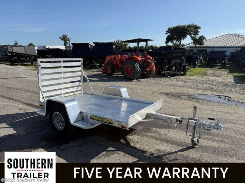 New 2026 Aluma 548S-TG Aluminum 8&apos; Utility Trailer available in Englewood, Florida