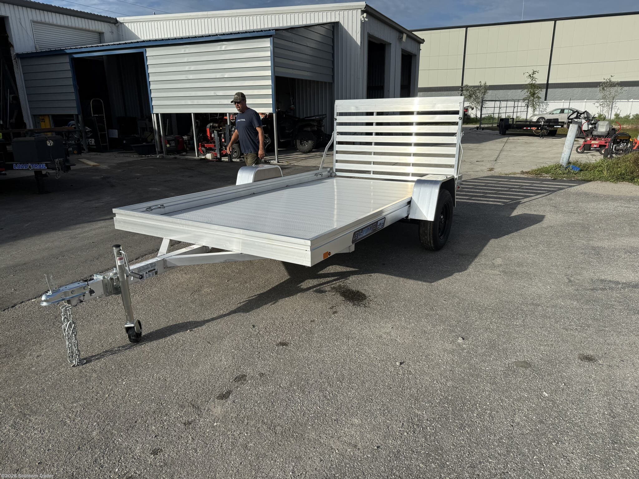 2026 Aluma 7812ESA-S-TG 12' Aluminum Utility Trailer - New Utility Trailer for sale by Southern Trailer in Englewood, Florida