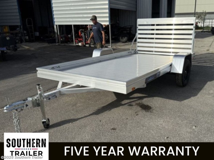 New 2026 Aluma 7812ESA-S-TG 12&apos; Aluminum Utility Trailer available in Englewood, Florida