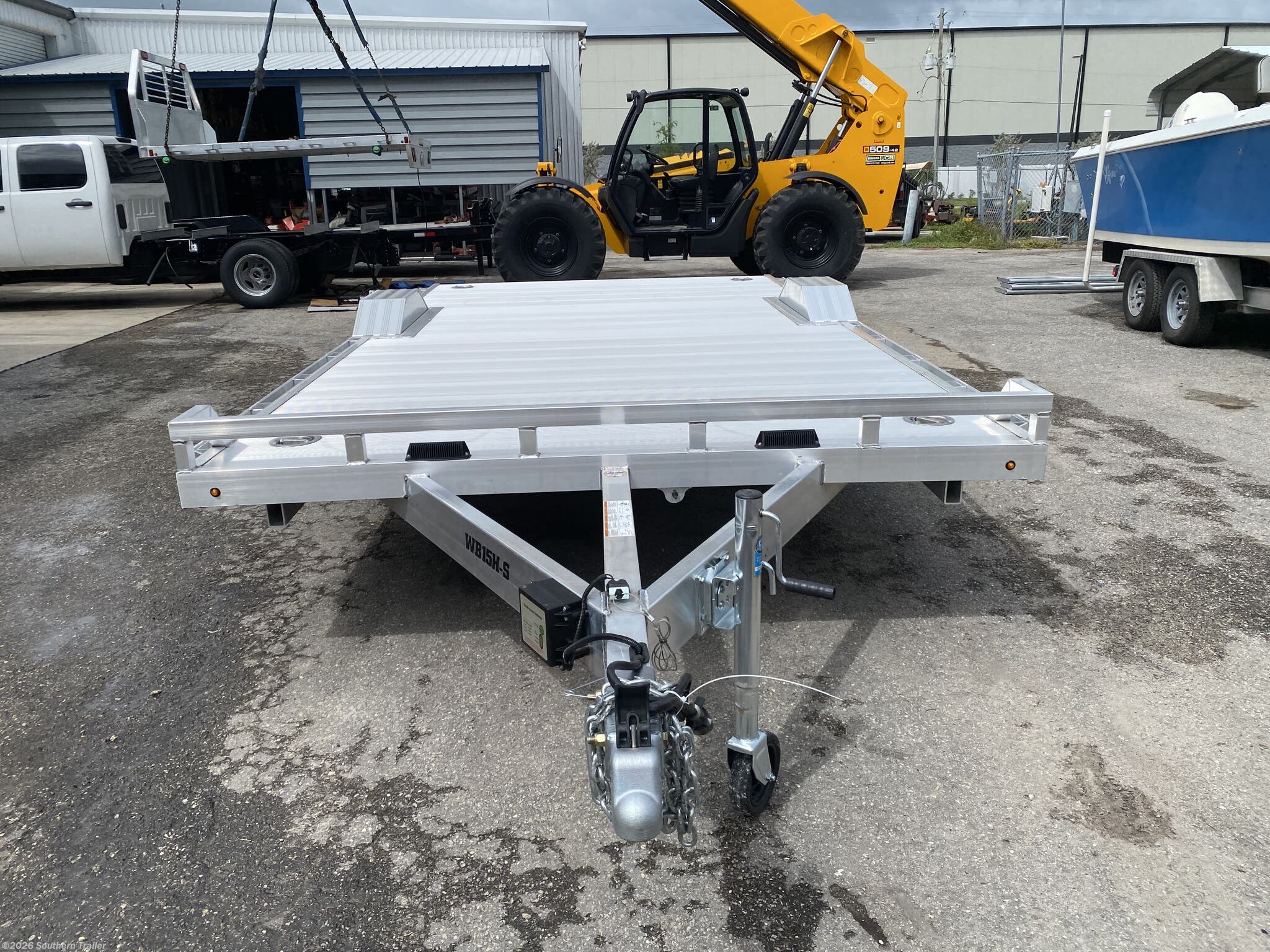 2026 WB15H-S-EL 15' Aluminum Single Axle Wide Body Utility Trailer by Aluma from Southern Trailer in Englewood, Florida