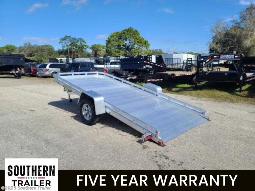 New 2026 Aluma 7814S Tilt 14&apos; Aluminum Tilt Utility Trailer available in Englewood, Florida