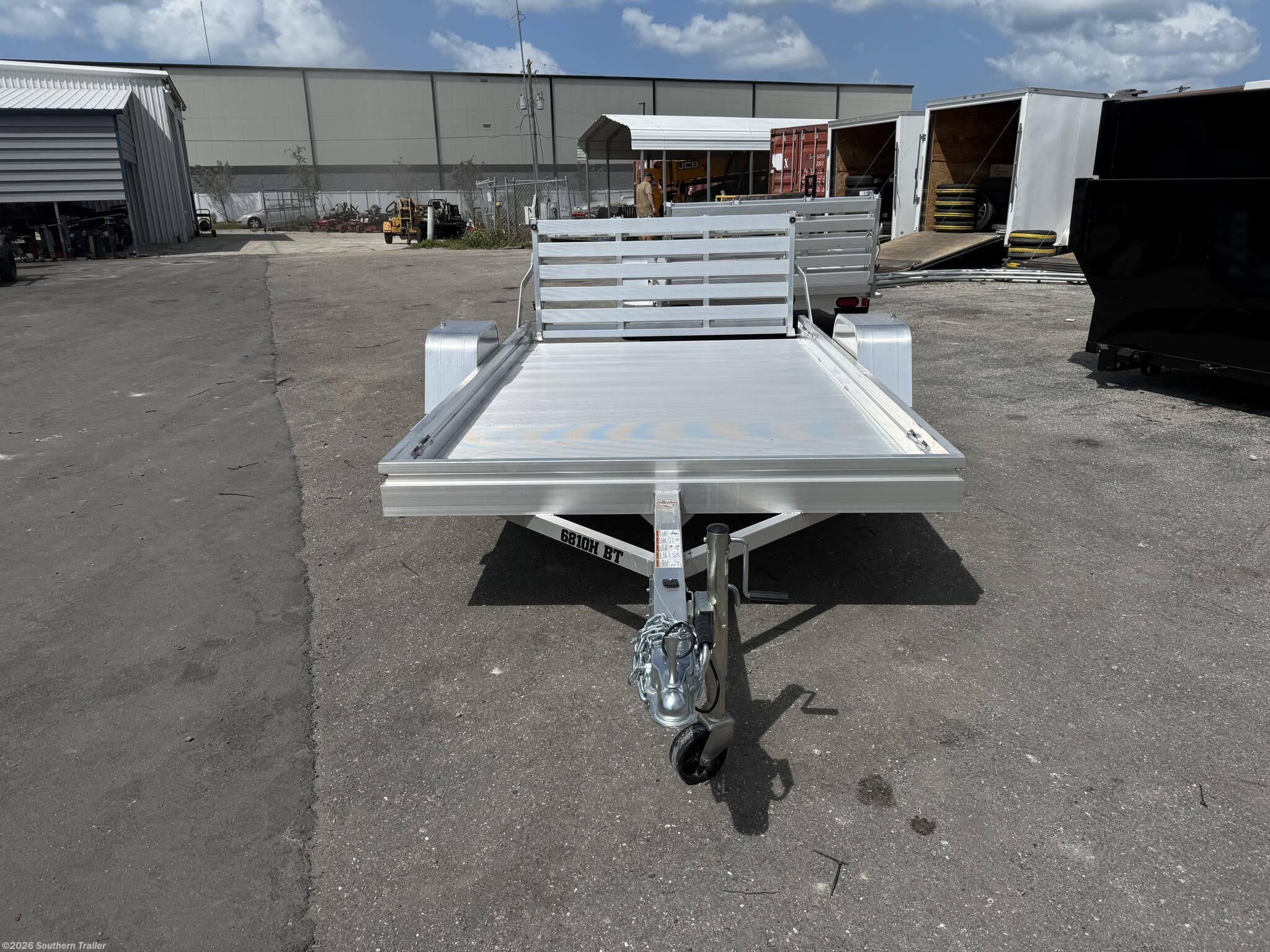 2026 6810H-S-BT 68X10 Aluminum Utility Trailer by Aluma from Southern Trailer in Englewood, Florida