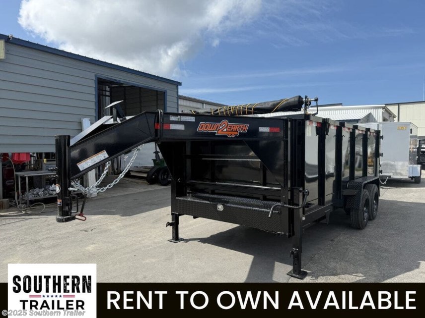 New 2025 Down 2 Earth 82X16X4 Gooseneck Dump Trailer 17.5K LB 7GA Floor available in Englewood, Florida