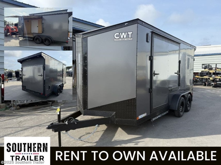 New 2025 Covered Wagon 7X16 UTV Special Enclosed Cargo Trailer 7K GVWR available in Englewood, Florida